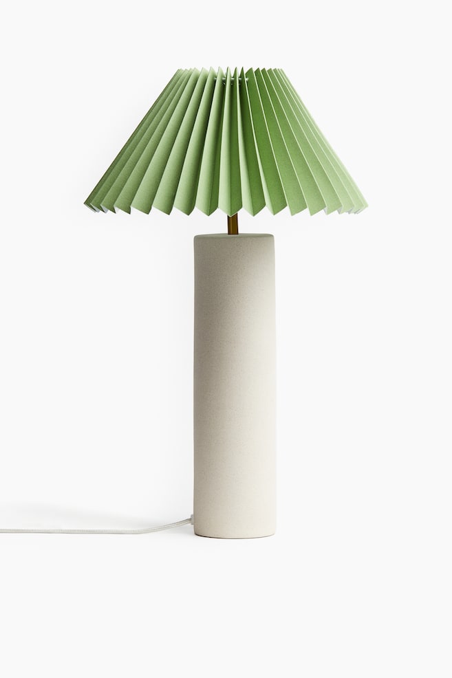 Pleated lamp shade-Green - 3