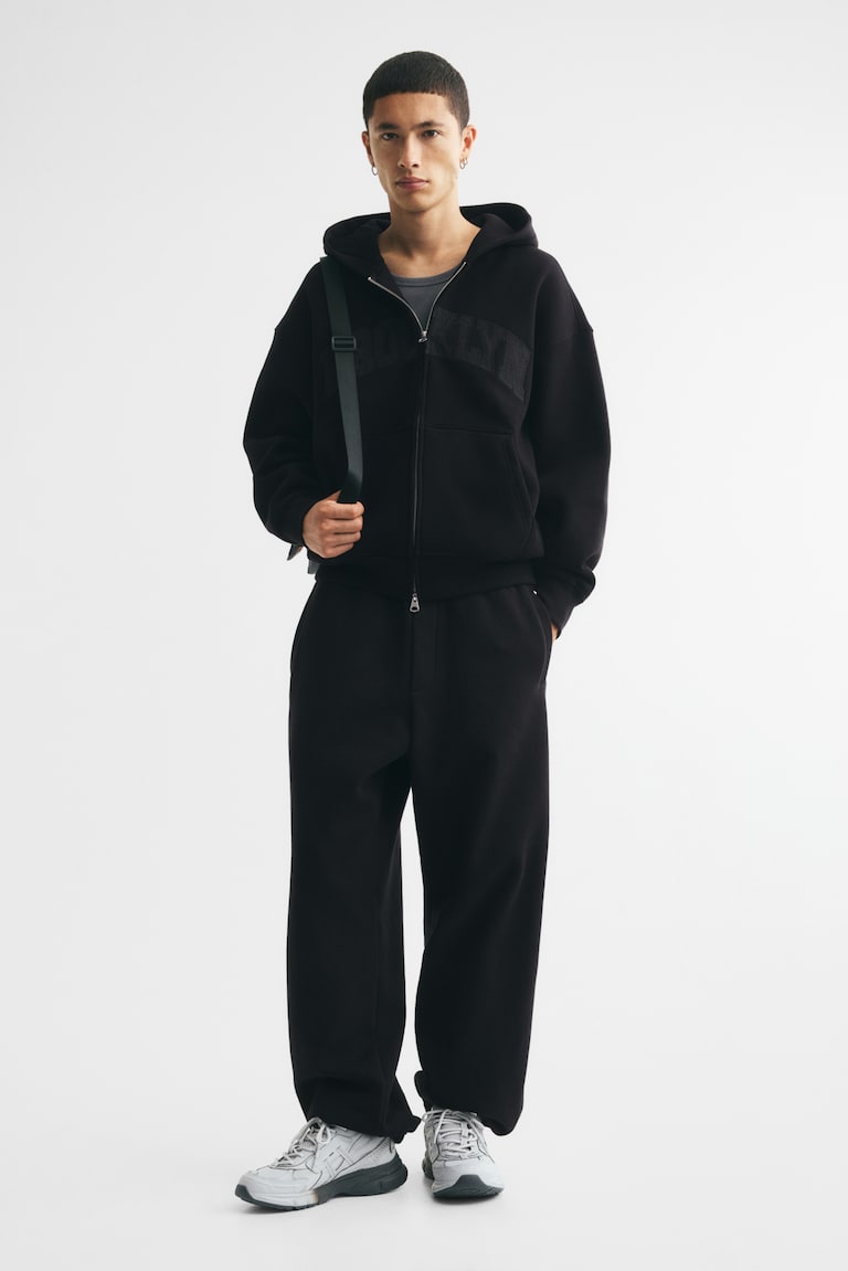 Dukserica s kapuljačom i printom Oversized Fit