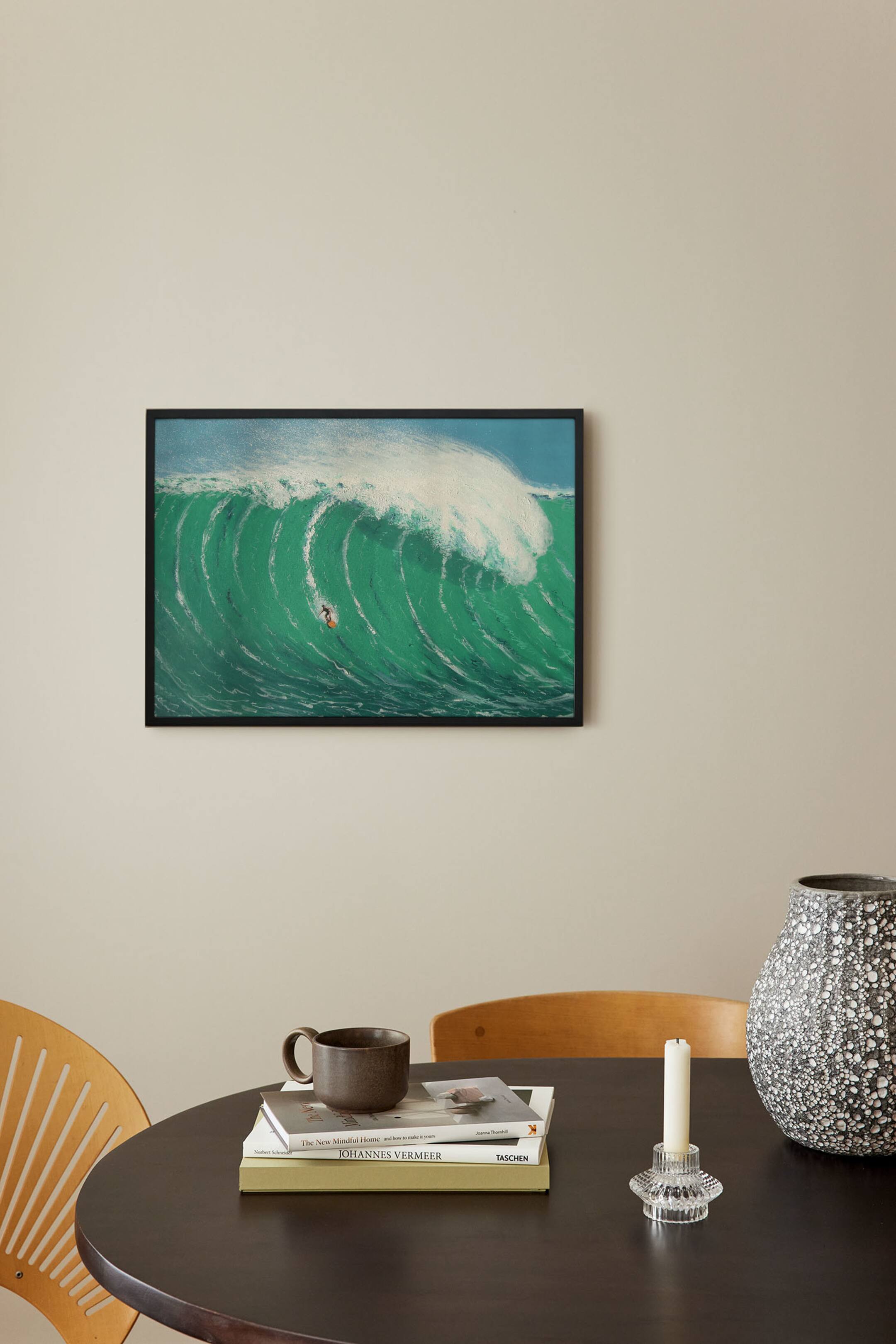 Grotere afbeelding bekijken: The Big Wave Poster - Blauw/groen - Postery - HOME | H&M BE 1