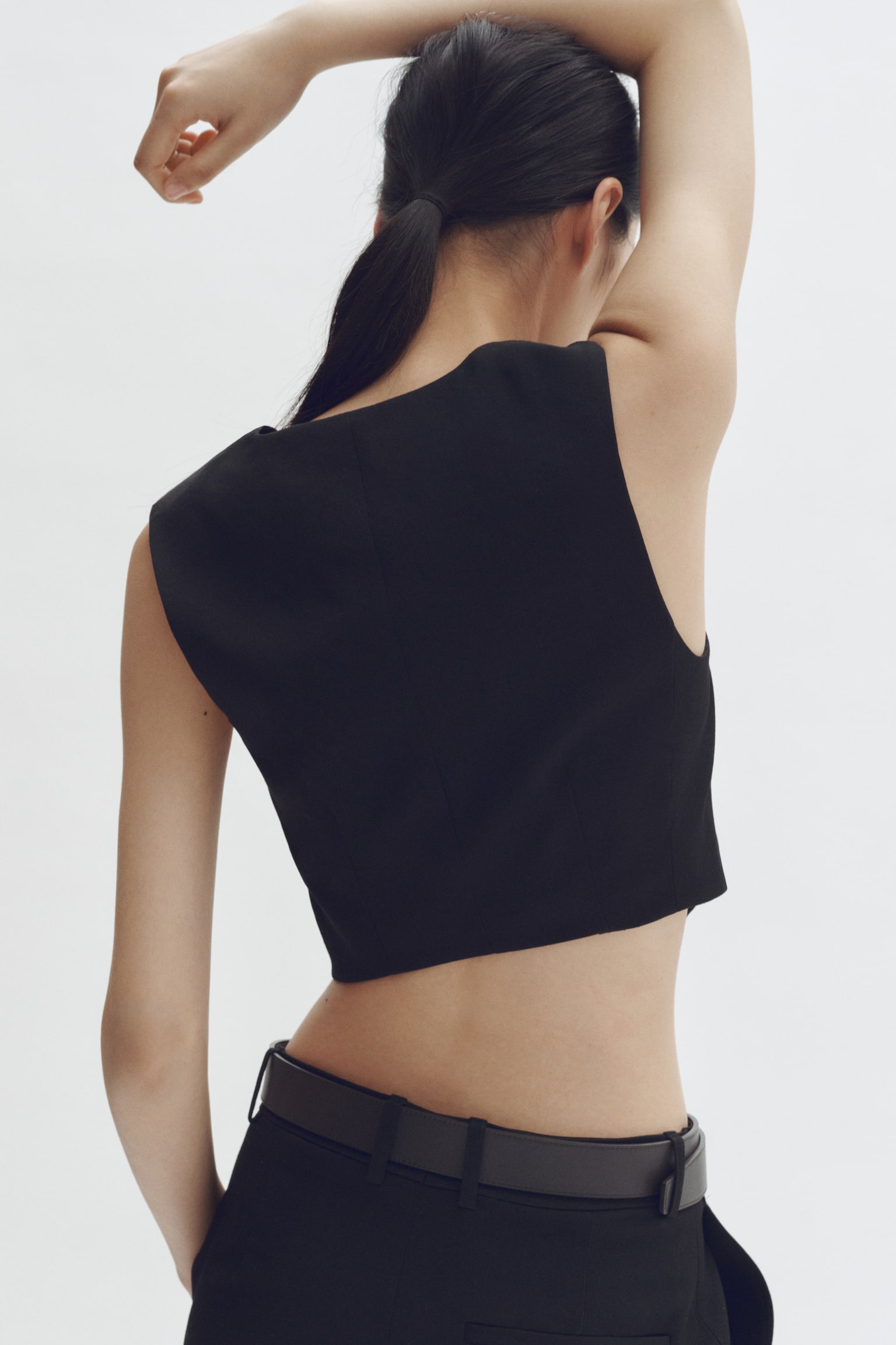 Wool Vest-Black - 5