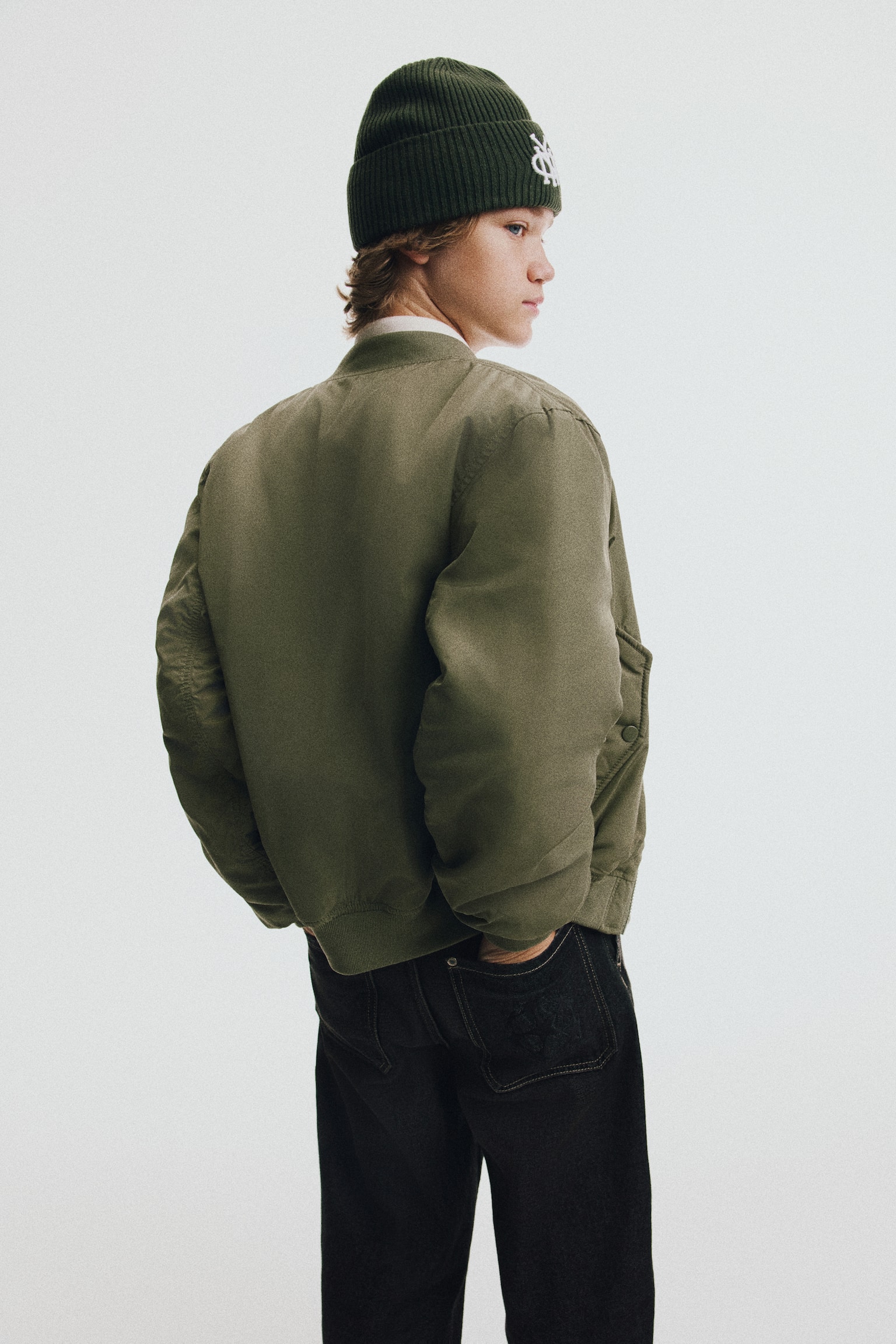 Детские джинсы H&M Baggy, цвет: Серый — фото 3