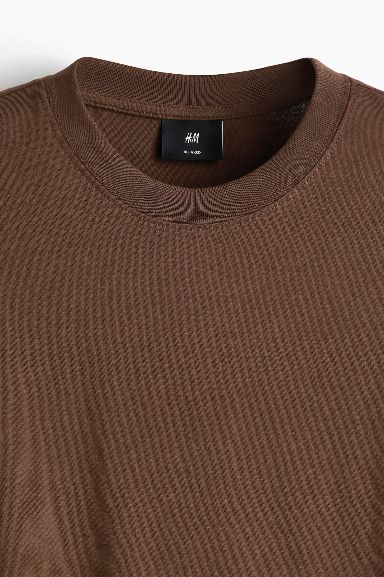 T-shirt Loose Fit - Bruin/Wit/Zwart/Donkergrijs/Dusty blauw/Beige/Blauw/Bosgroen/Donker aubergine/Groen/Bruin/Roze/Lichtblauw/Lichtblauw - 4