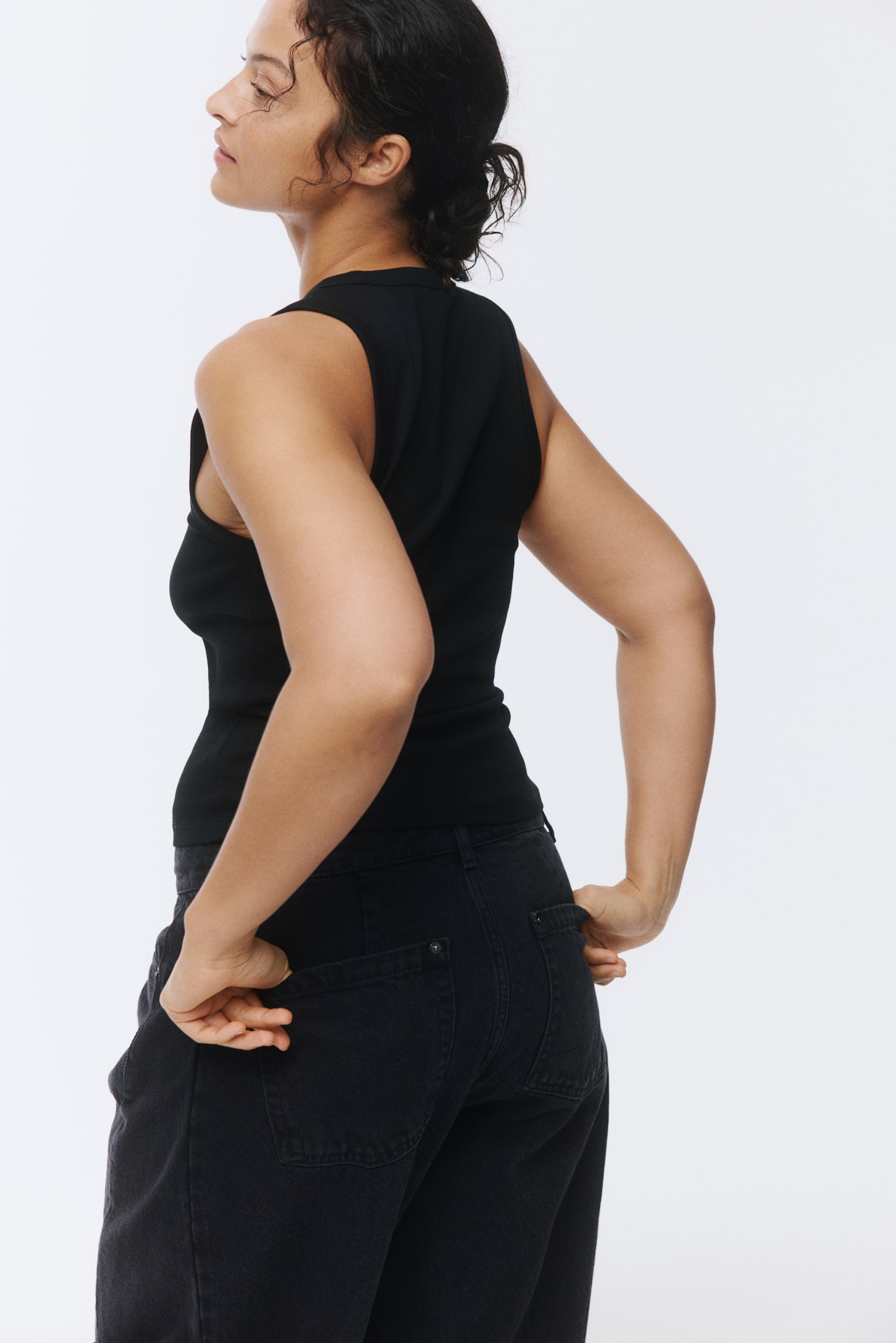 Ribbed vest top - 3