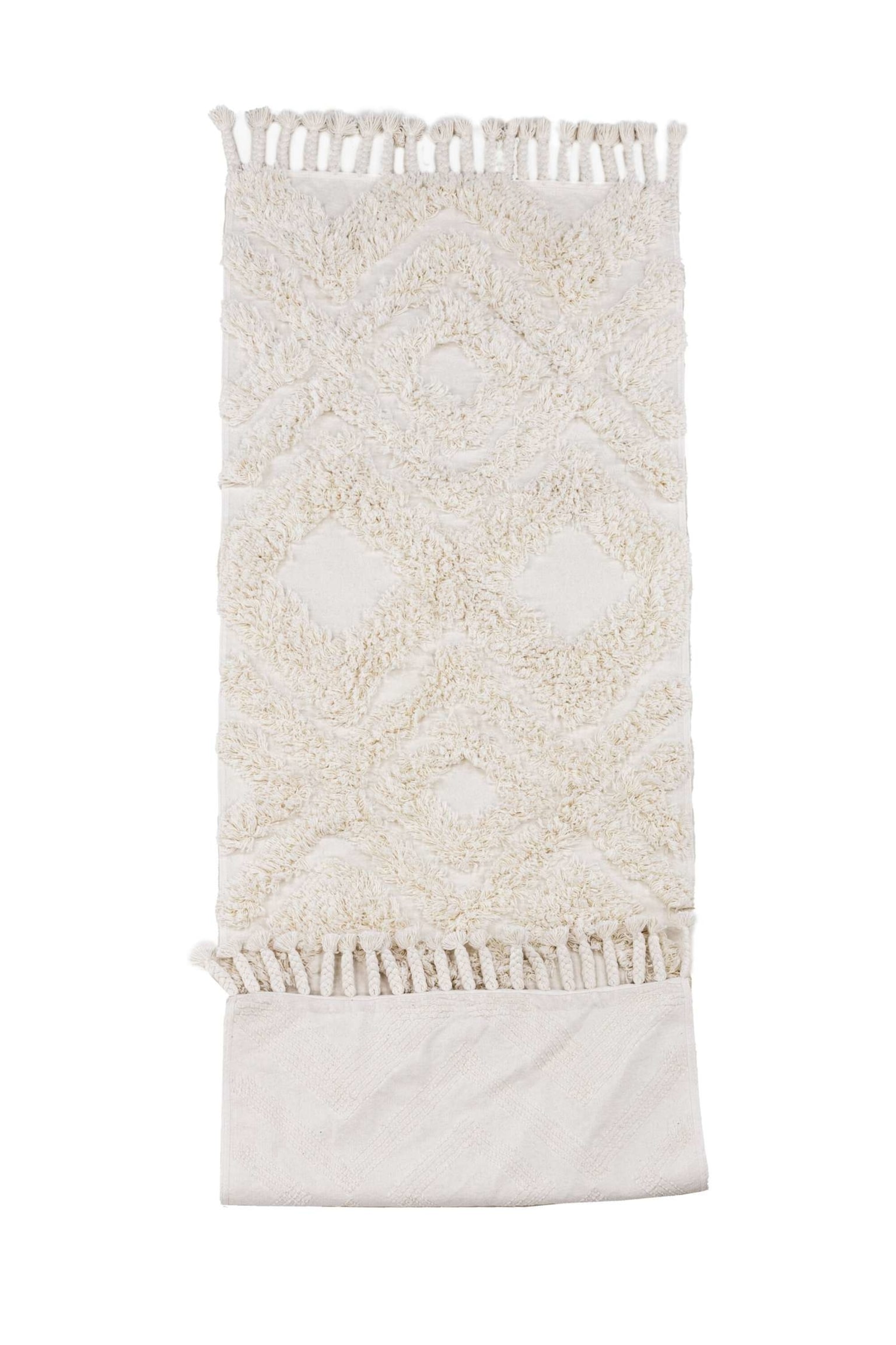 Hilma Tapis - Coton, Blanc/Coton, Brun/Coton, Gris Foncé - 3