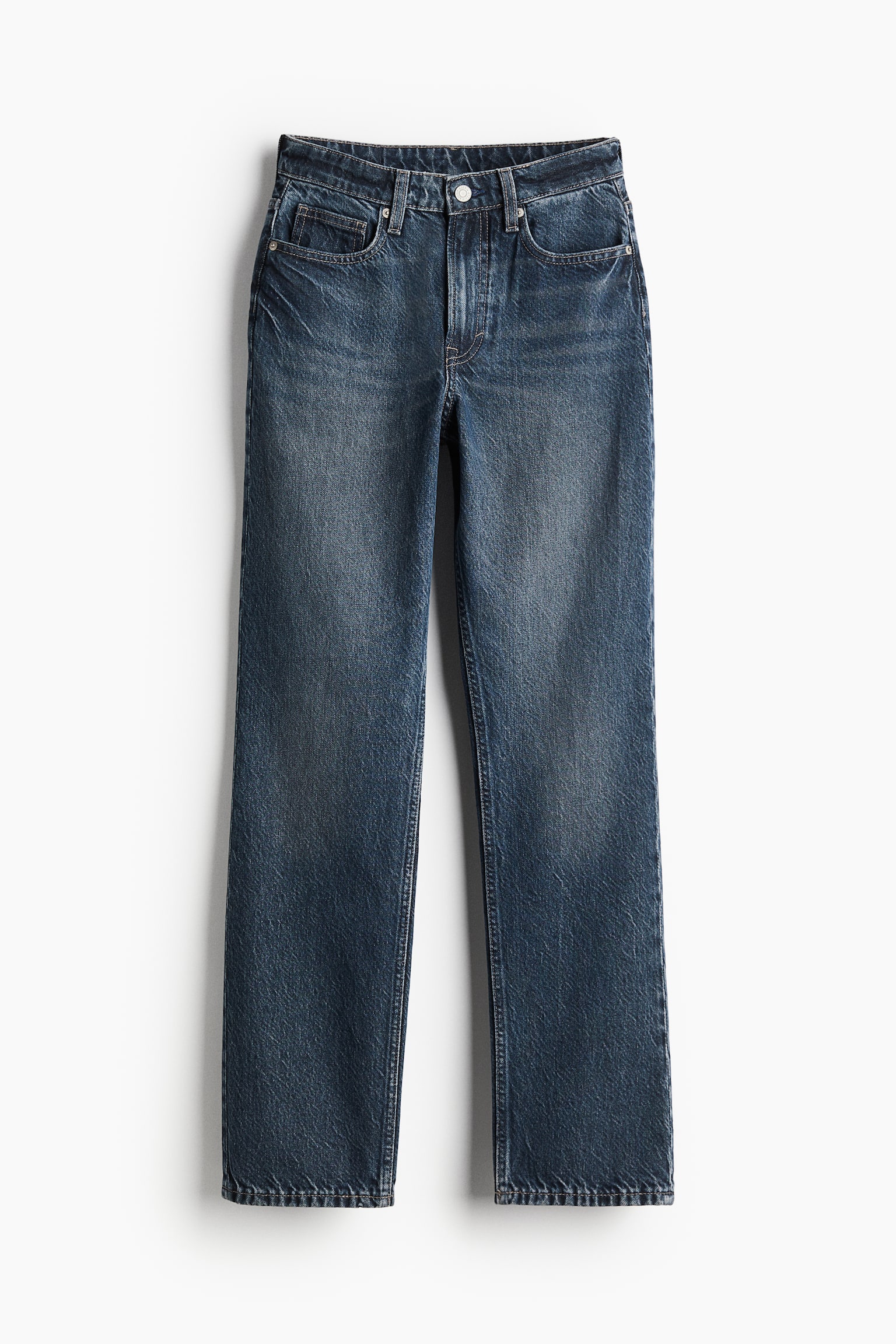 Straight High Jeans - Denim blue/Black/Light denim blue/Navy blue/Light denim blue/Denim grey - 2