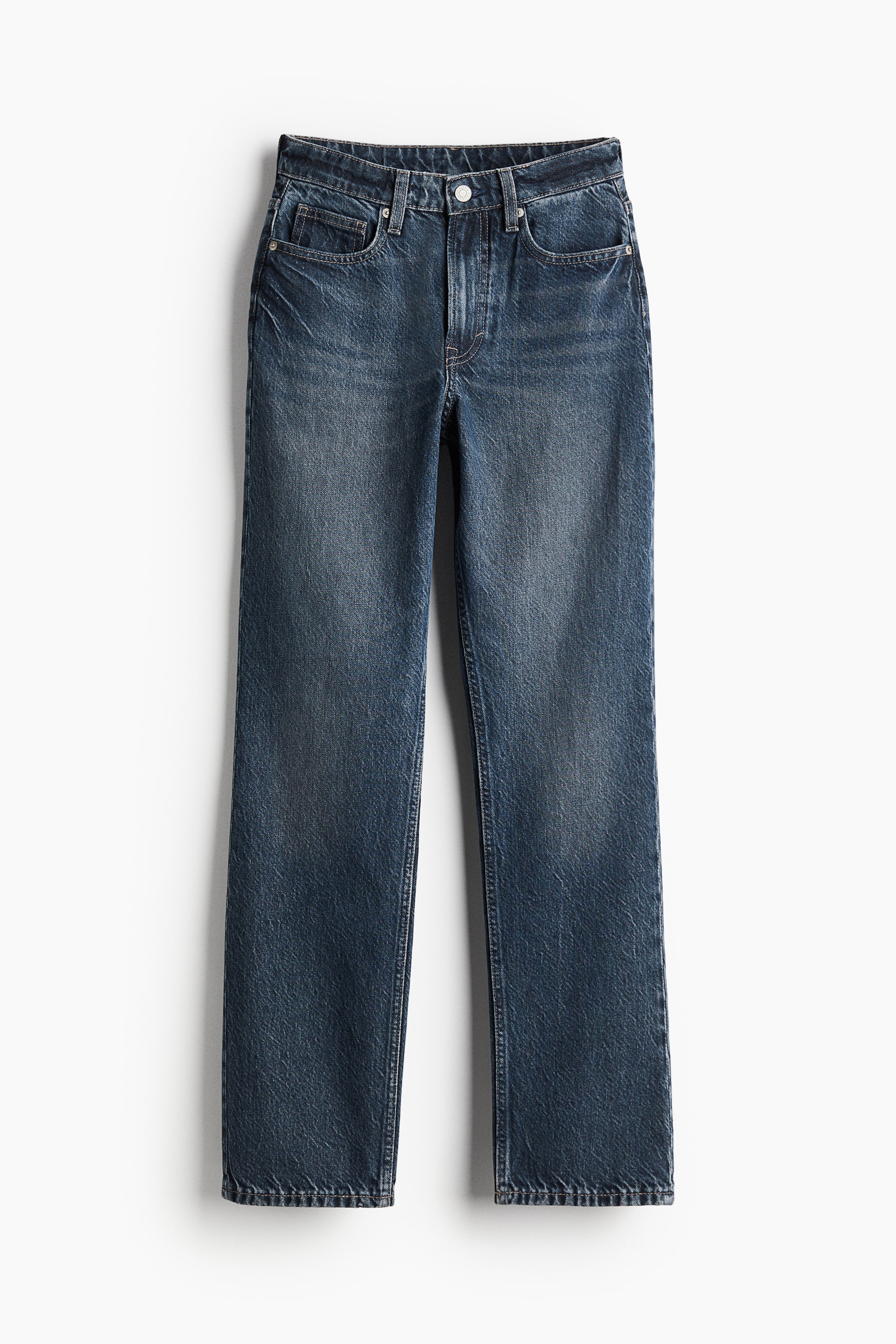 Straight High Jeans - Denim blue - Ladies | H&M GB 4