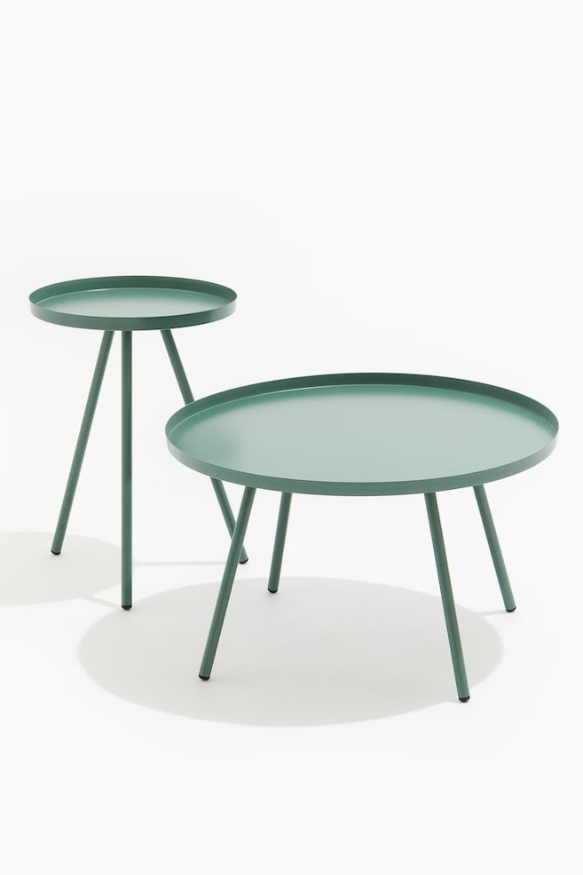Small side table - Green/Light grey/Mint green/Light blue/dc - 2
