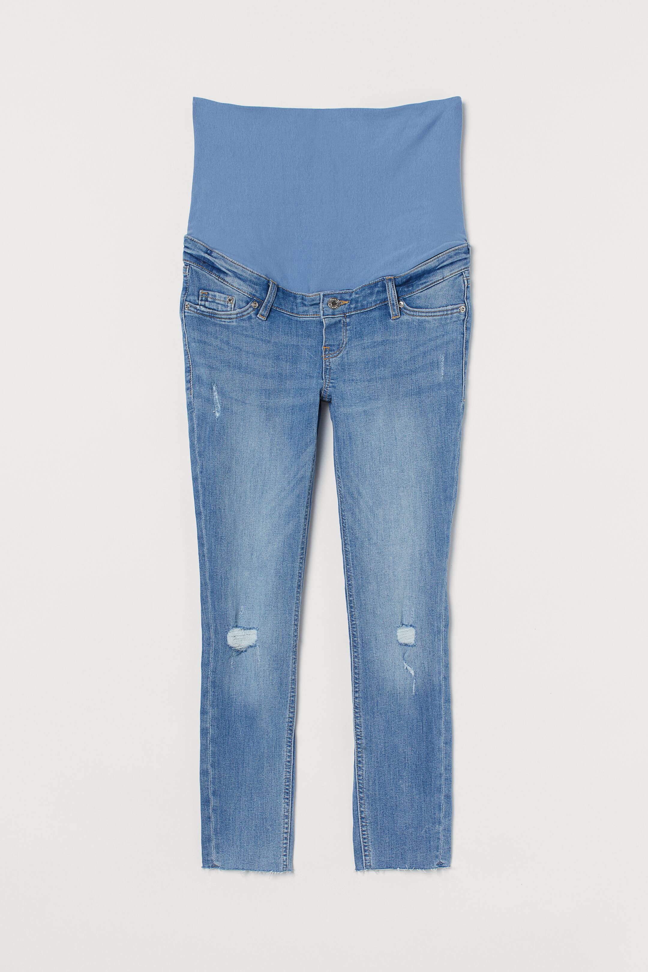 View larger image: MAMA Skinny Ankle Jeans - Light blue - Ladies | H&M 1