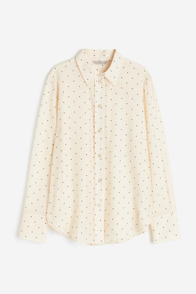 Shirt - Cream/Spotted/Cream/Black/Black/Spotted/dc/dc - 2