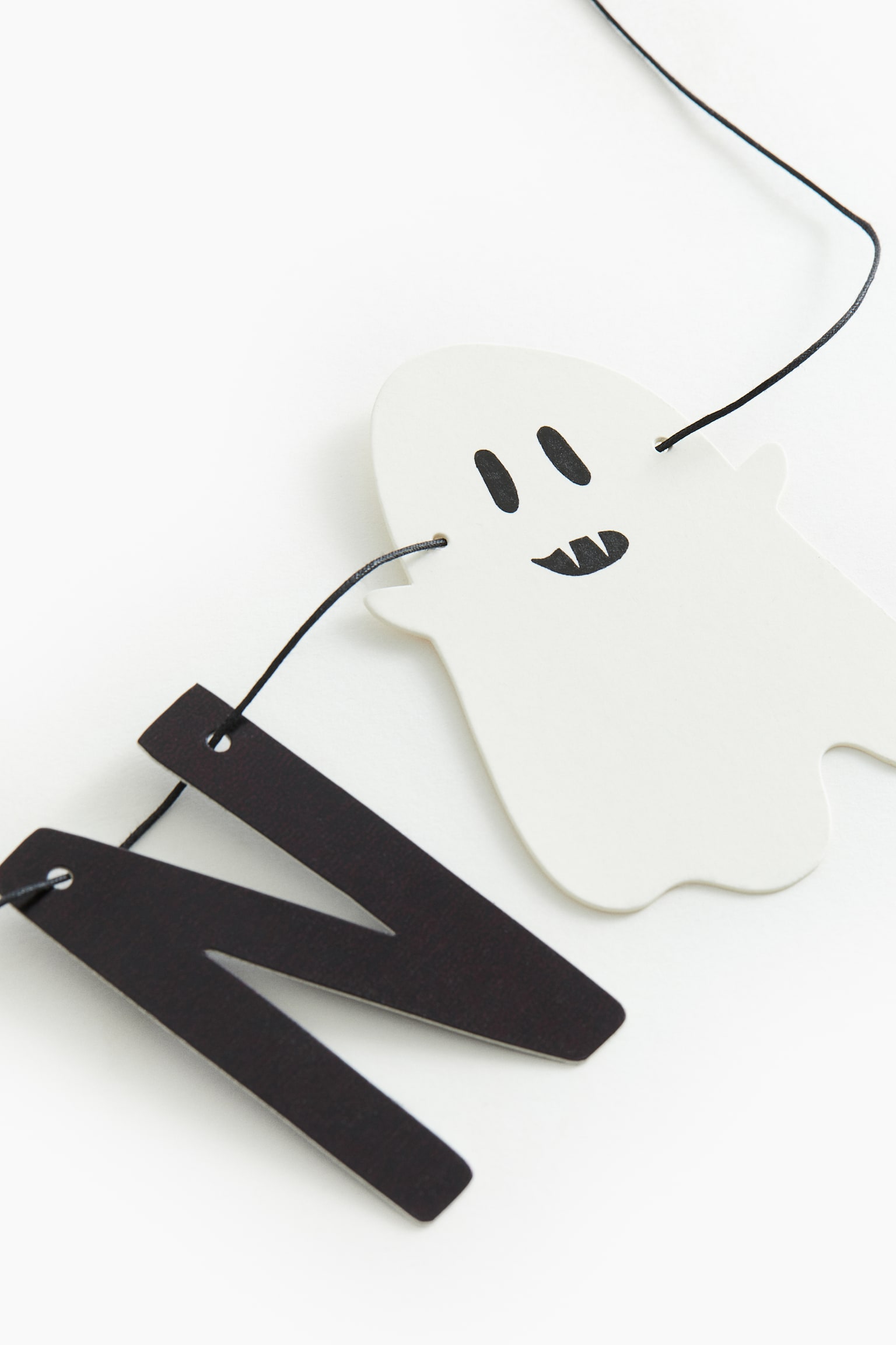 Letter garland - Dark grey/Happy Halloween - 2