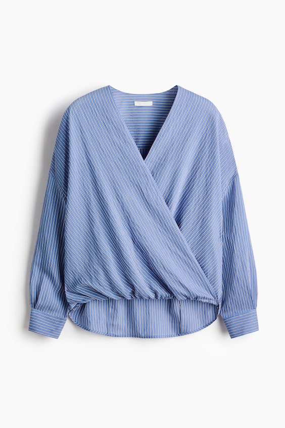 Женские блузки H&M Wrapover Blouse