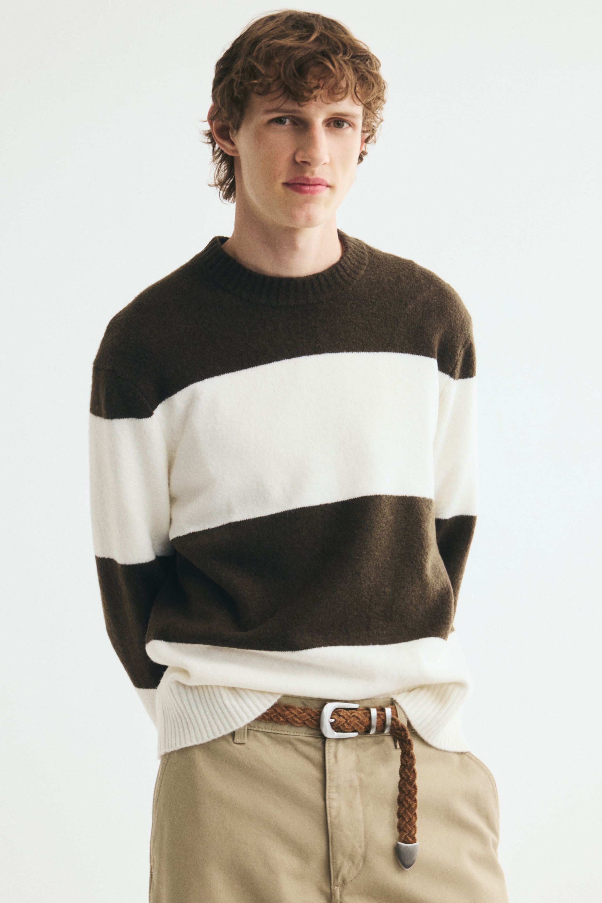 Regular-Fit Knit SweaterModel