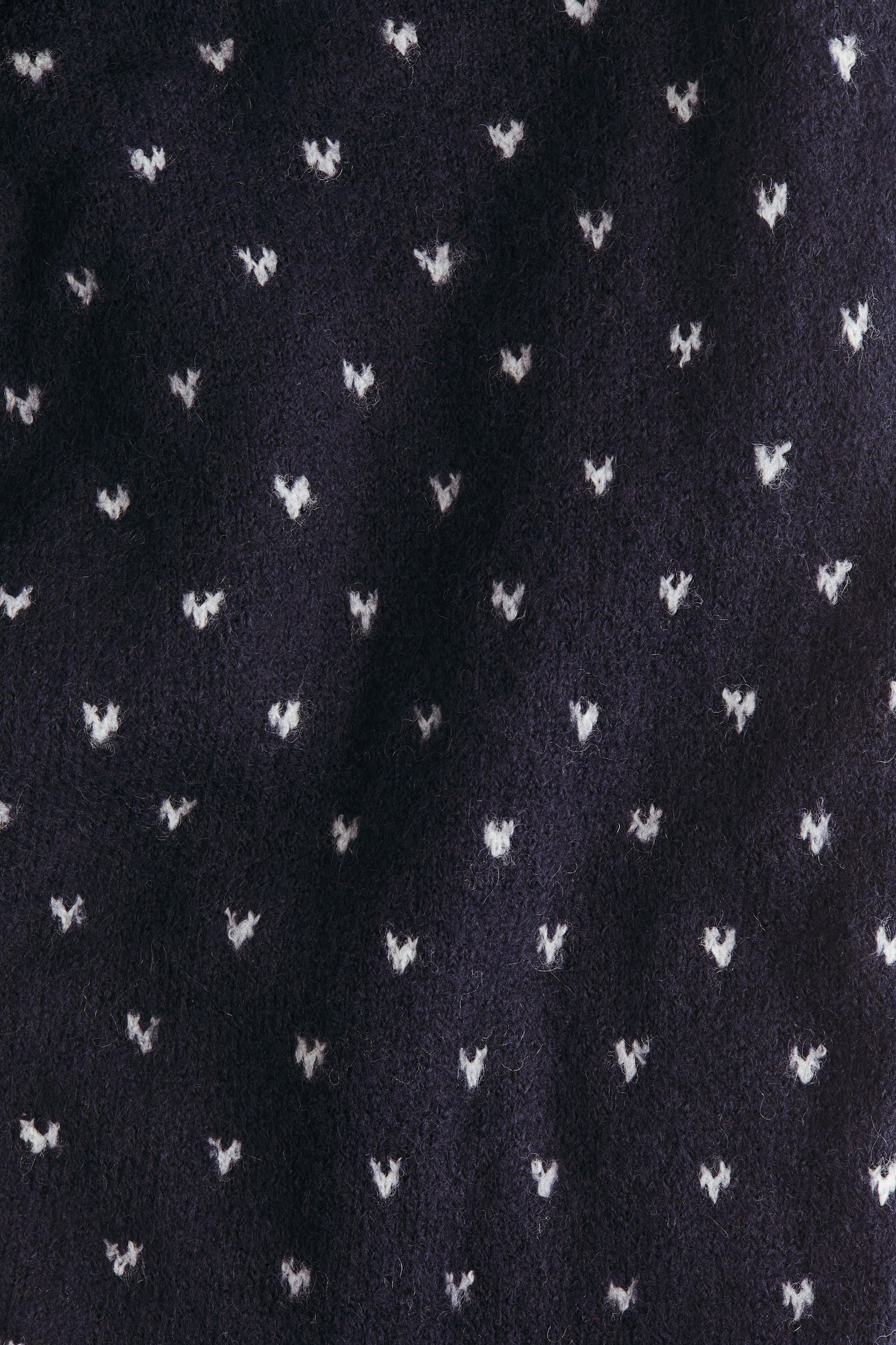 Oversized jacquard-knit jumper - Dark blue/Dachshunds/Dark grey marl/Dog/Red/Patterned - 5