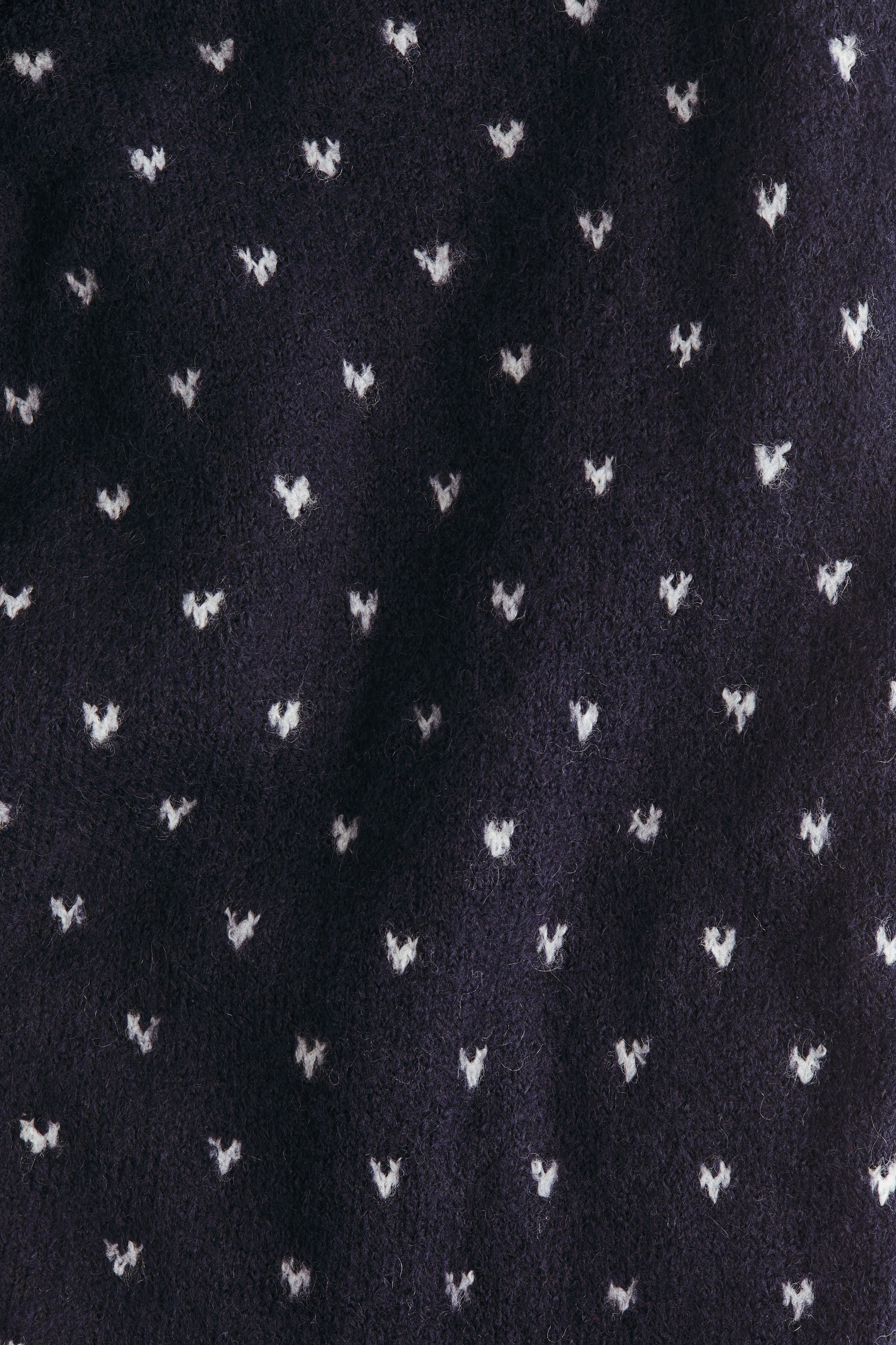 View larger image: Oversized jacquard-knit jumper - Dark blue/Dachshunds - Ladies | H&M IE 6