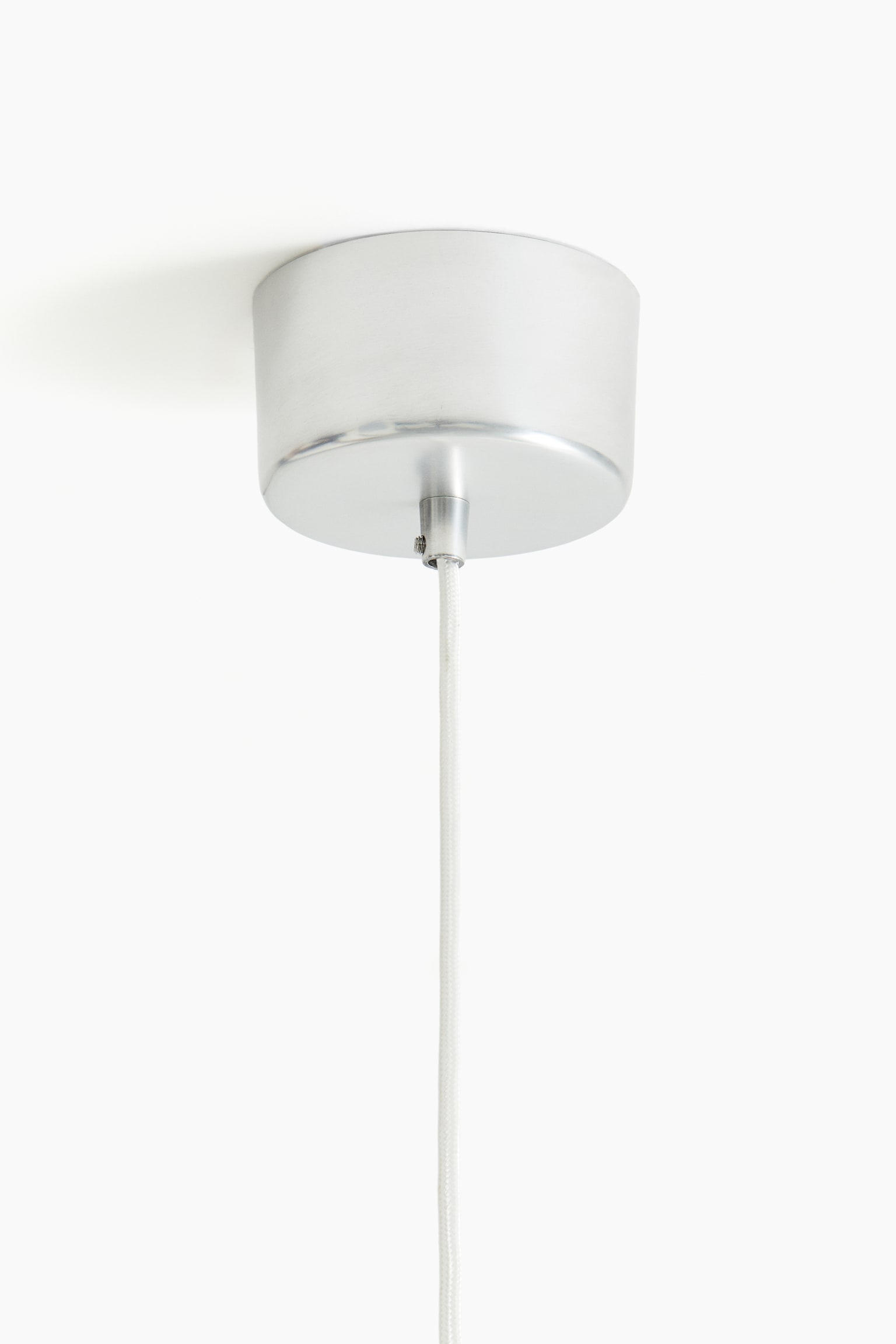 Glass/metal pendant light - Clear glass - 3