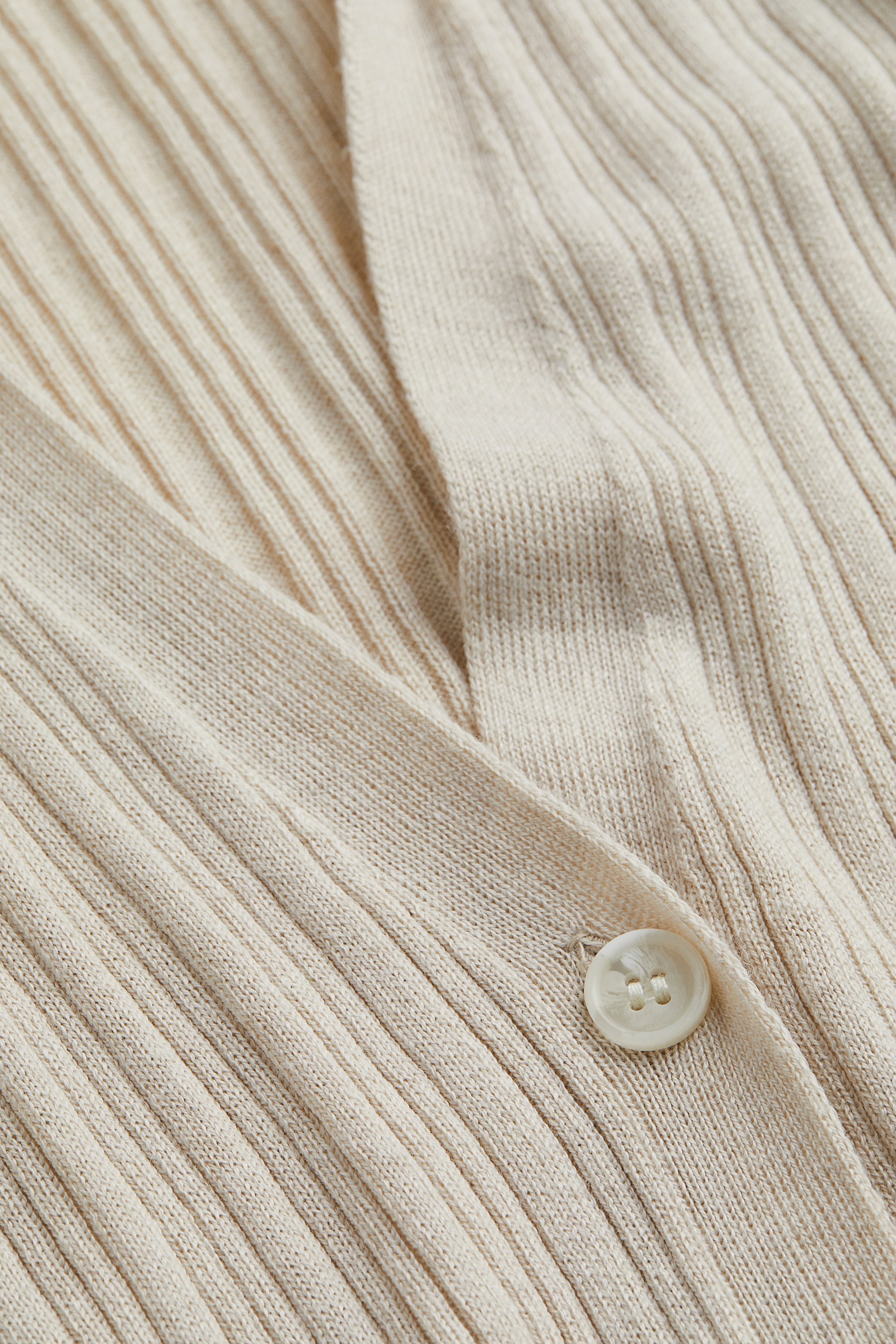 View larger image: Ribbed cardigan - Light beige - Ladies | H&M IN 2