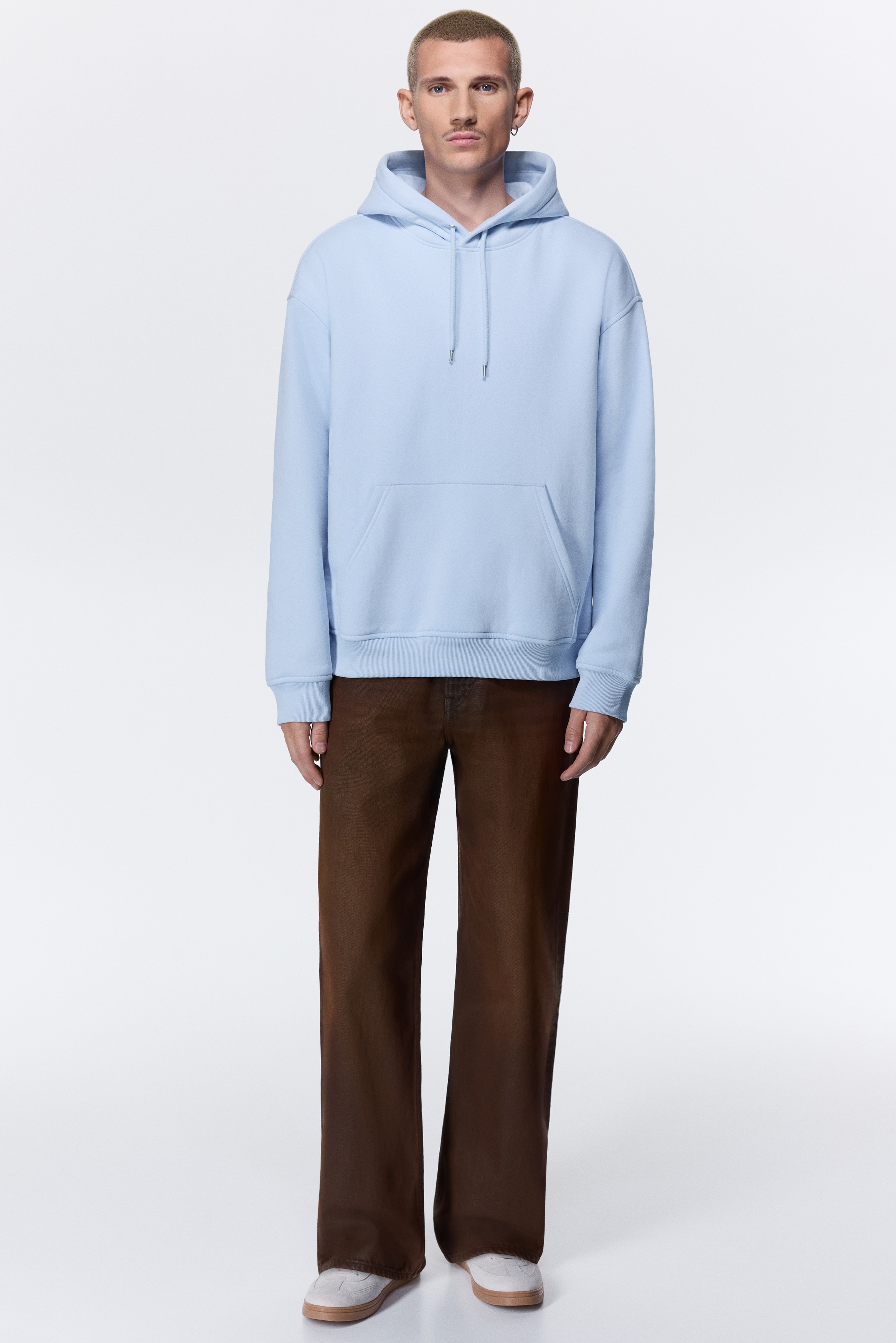 Loose Fit Hoodie - Dark teal - Men | H&M US