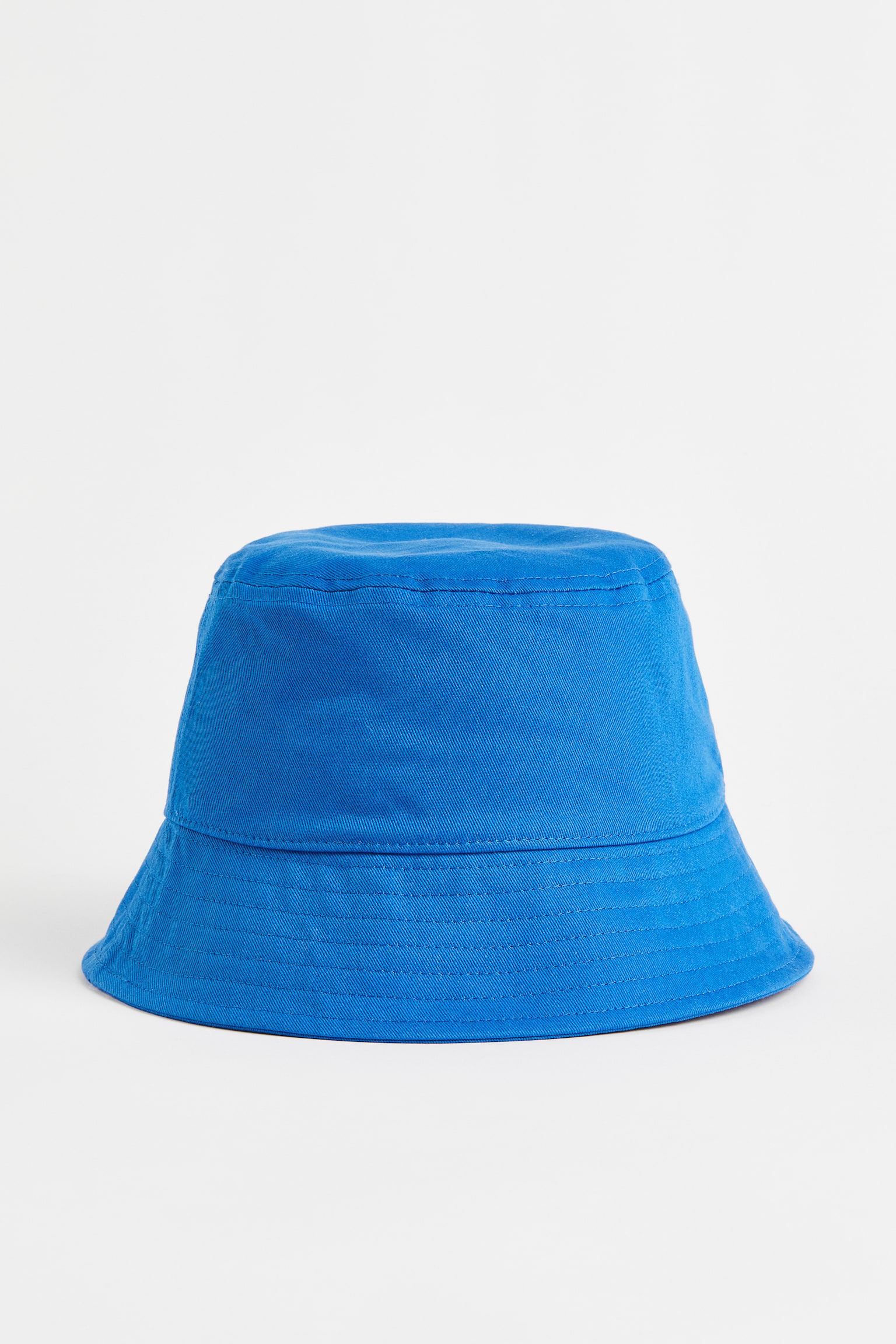 Cotton bucket hat - Blue/Red - 1