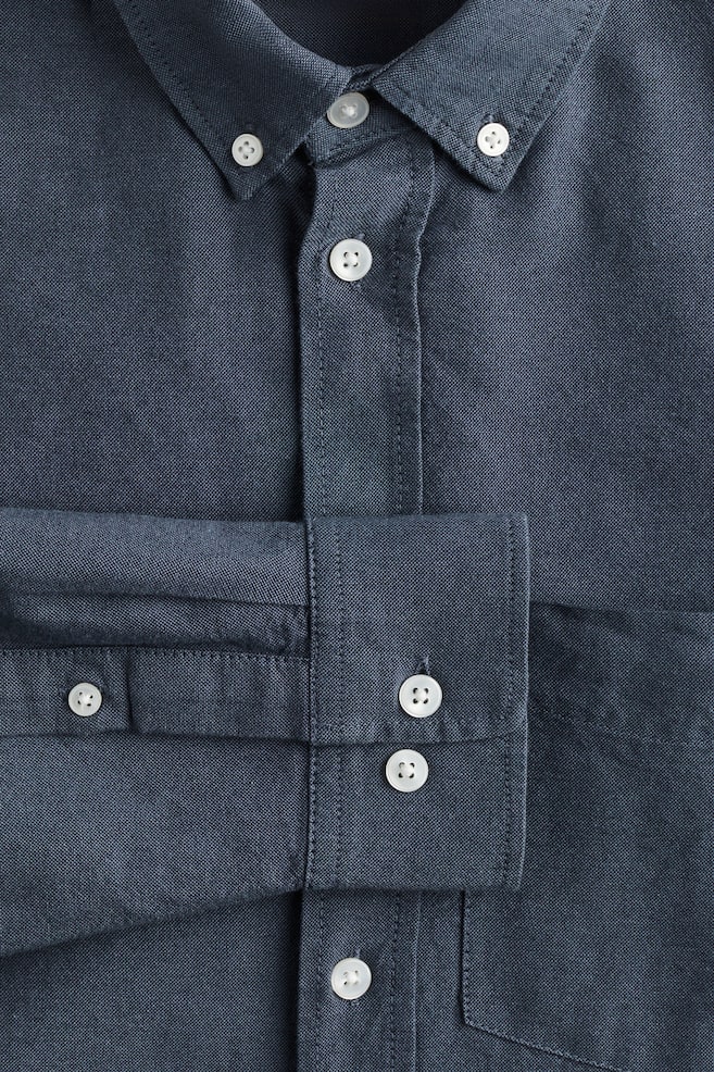 Regular Fit Oxfordskjorte - Mørk blå/Hvit/Lys blå/Beige/dc/dc/dc/dc/dc/dc - 5