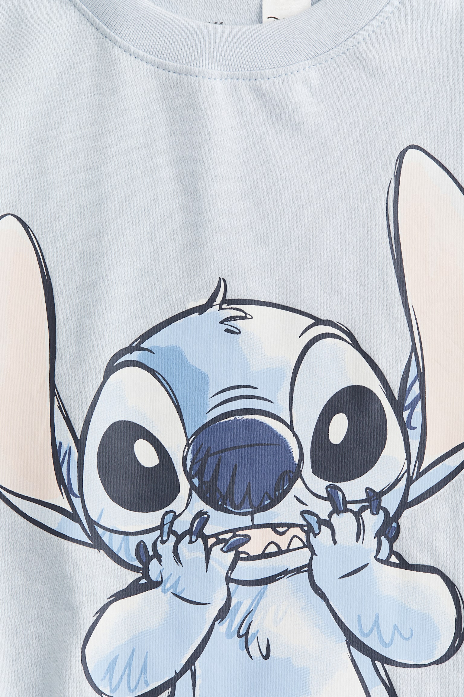 Playera de algodón con diseño estampado - Azul claro/Lilo & Stitch/Blanco/Lilo & Stitch - 2