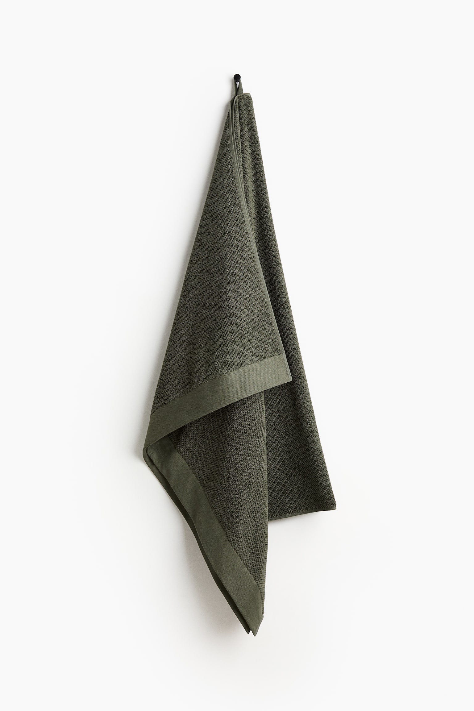 Cotton terry bath sheet - Dark green/Greige/Dark green/Dusty pink/Light beige/Sage green/White/Light dusty blue/Black/Navy blue - 1