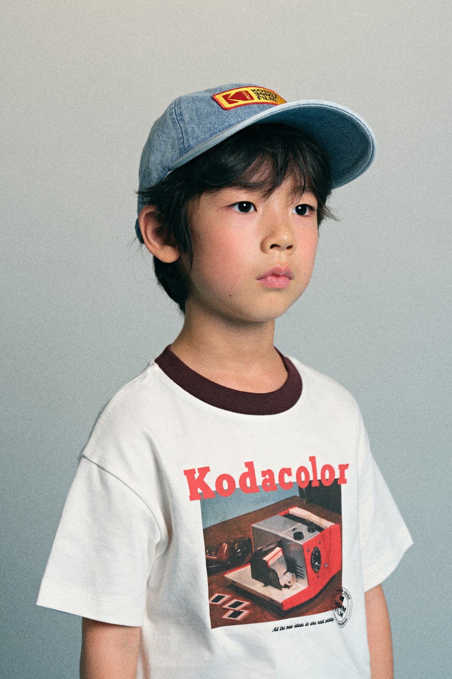 Print-motif cotton T-shirt - White/Kodak/Black/Kodak/Dark khaki green/Kodak - 8