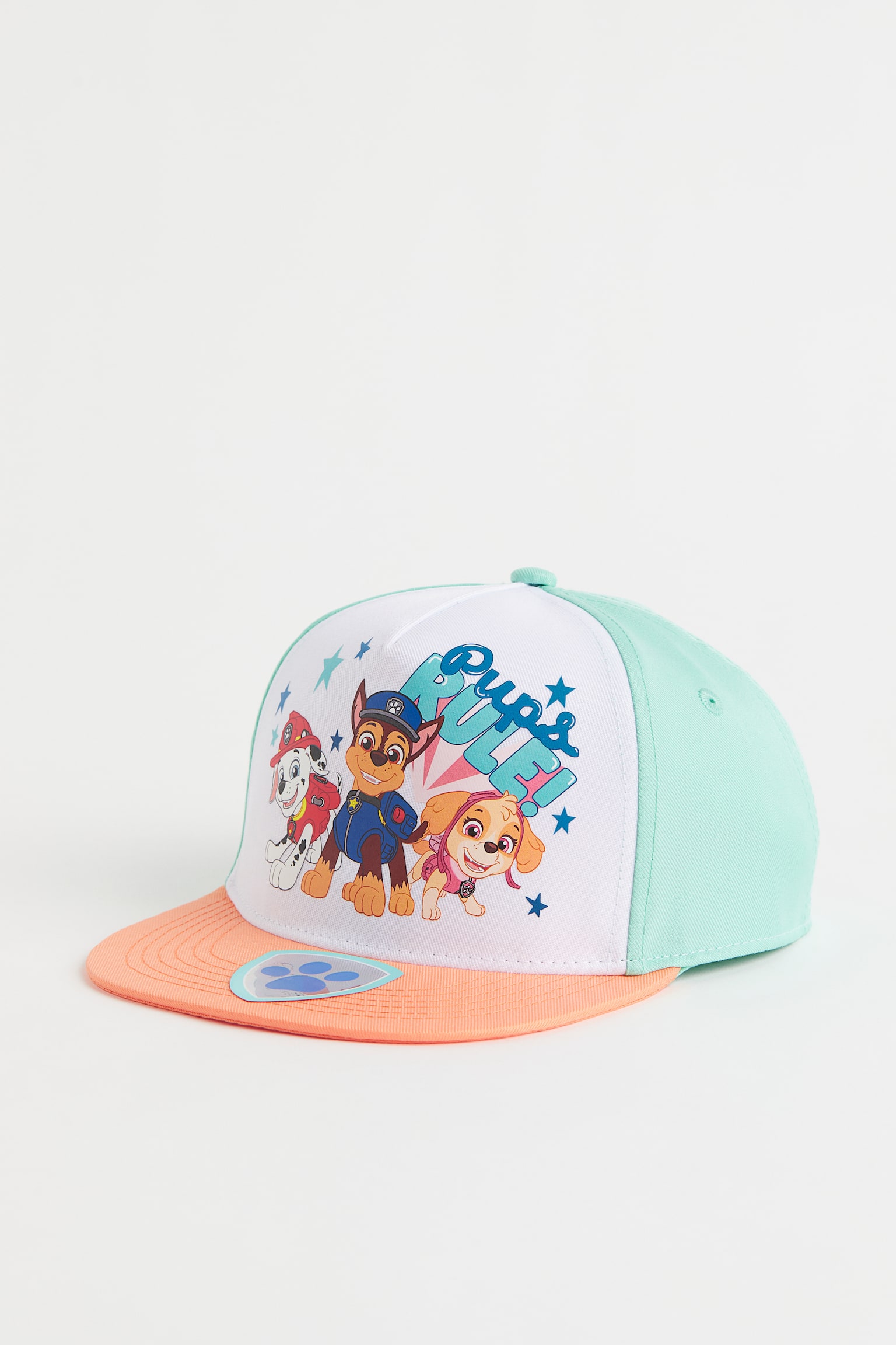 Printed twill cap - Light green/Paw Patrol - 1