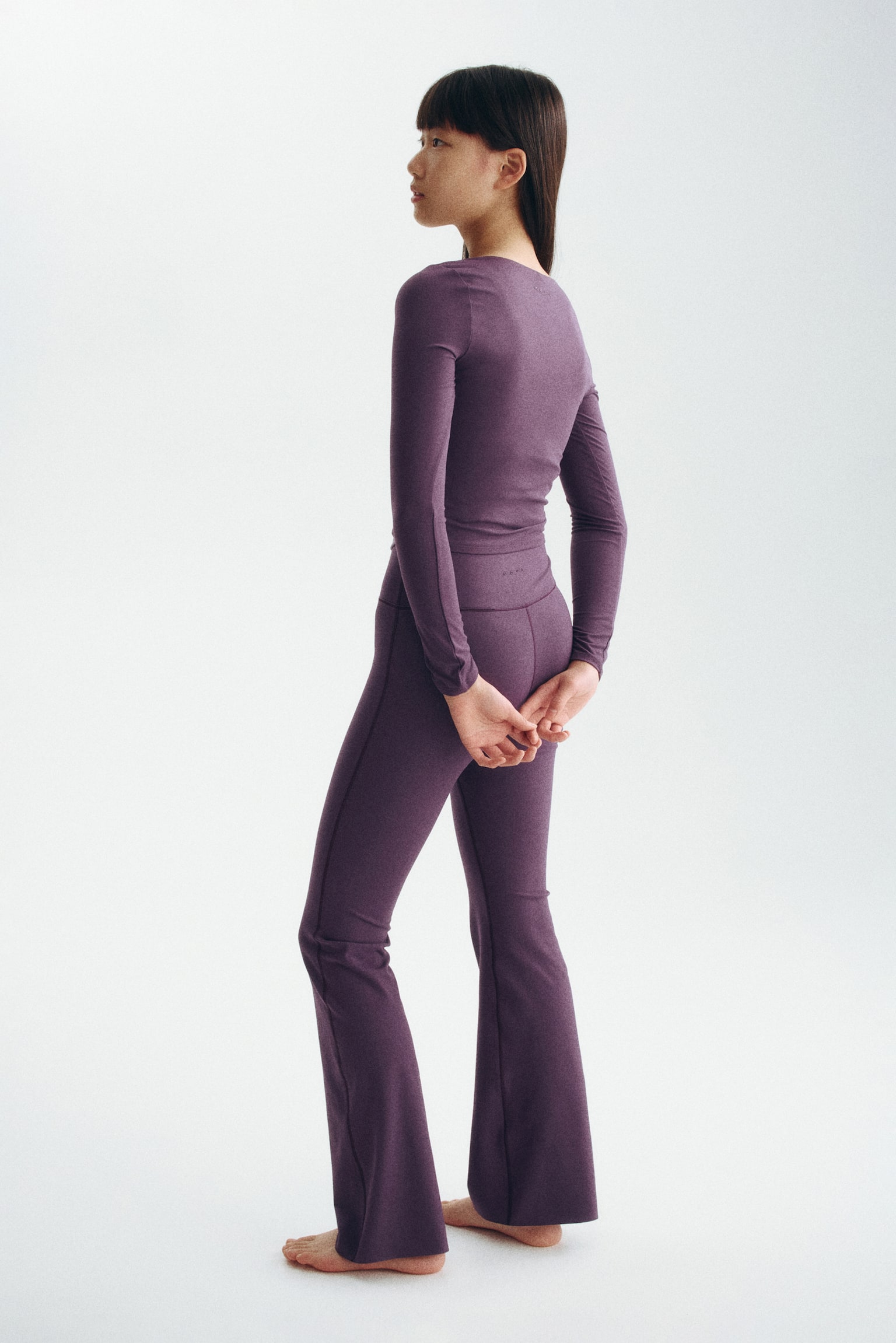 Flared sports leggings with SoftMove™ - 4