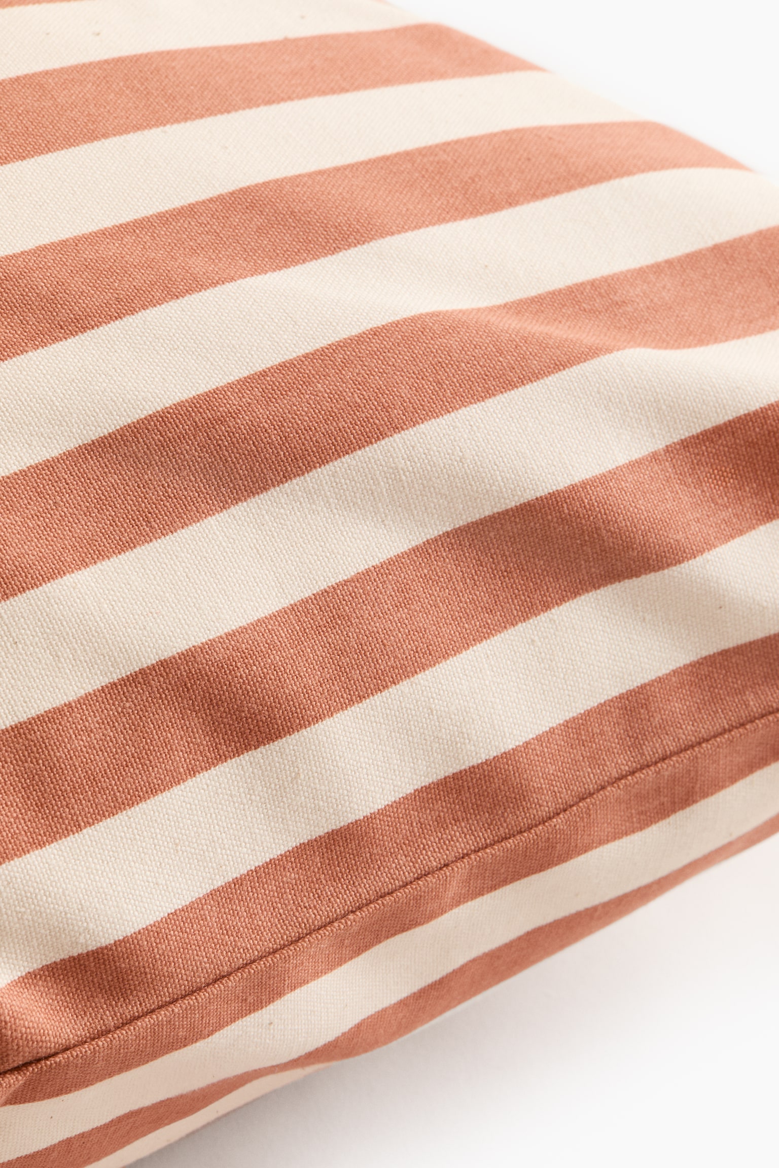 Outdoor cushion cover - Orange/Striped/Beige/Striped/Orange/Striped/Beige/Striped/Yellow/Striped/Dark green/Striped/Dark grey/Striped/White/Green striped/Yellow/Striped/Dark green/Striped/Light beige/Leaves - 4