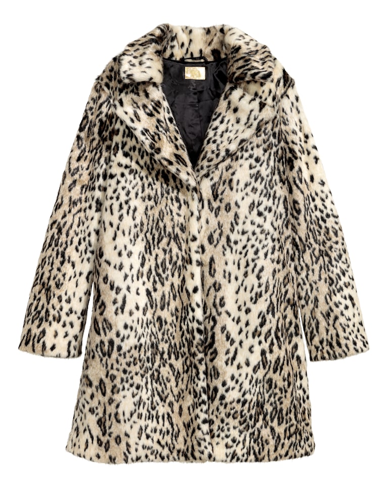 Faux-fur-Mantel Leopardenmuster DAMEN H&M CH