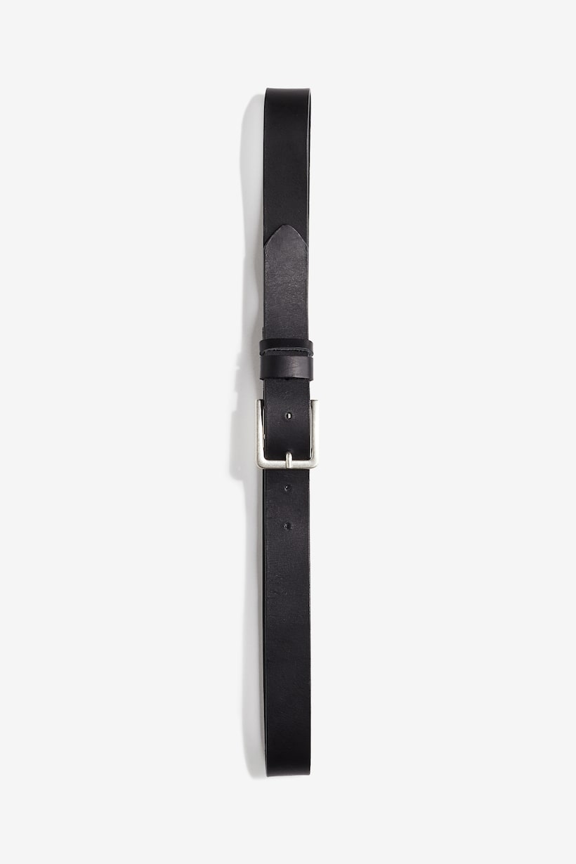 Leather Belt - Black - Men | H&M US