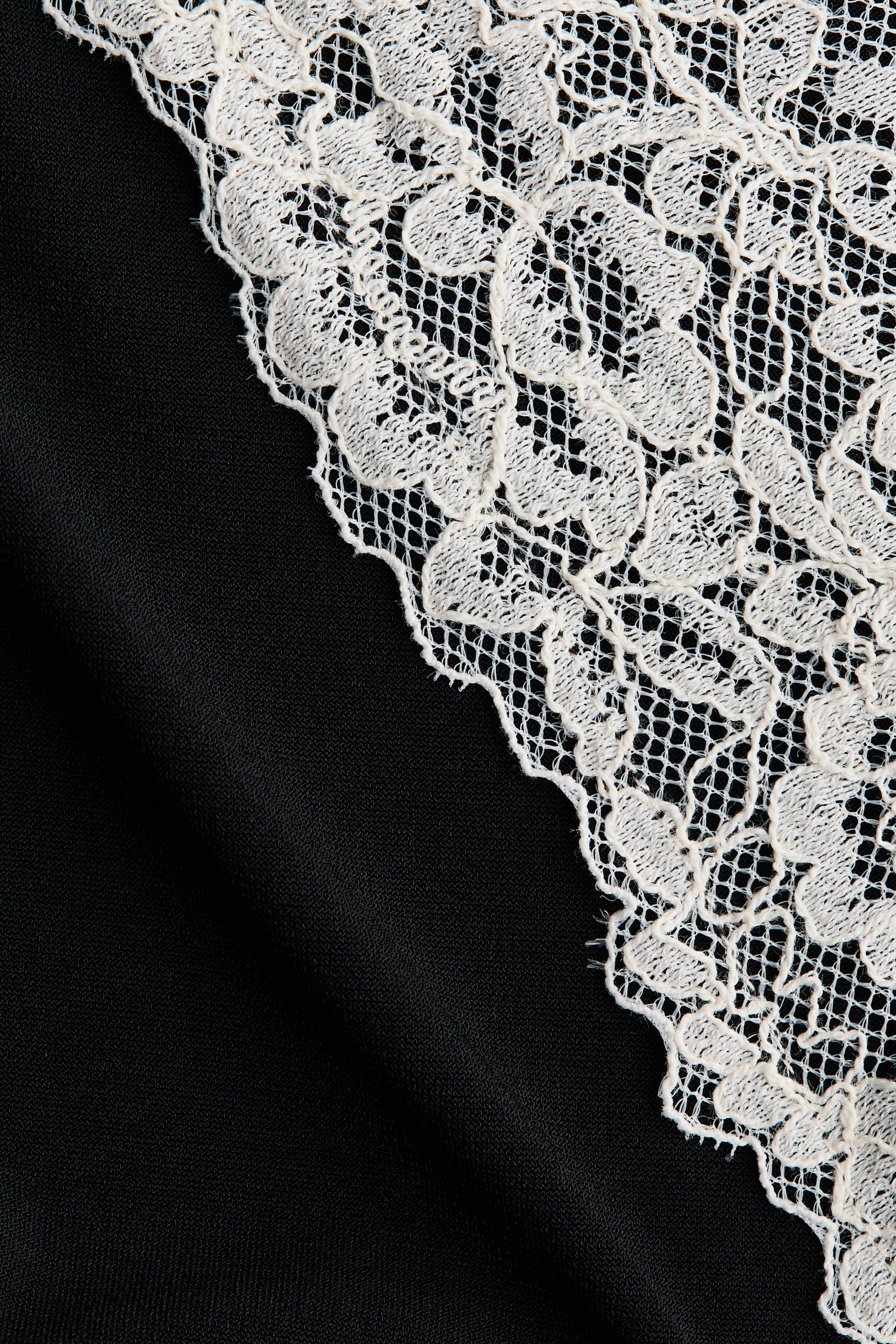 Zobacz większy obraz: Top z koronką - Black - ONA | H&M PL 2