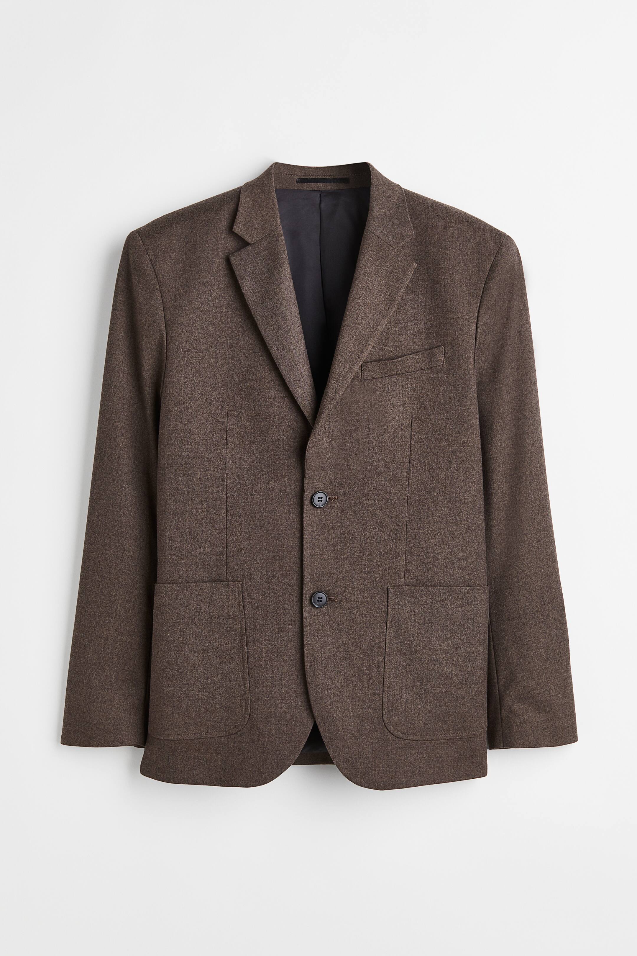 Xem ảnh lớn hơn: Áo khoác Regular Fit - Màu nâu đậm - Men | H&M VN 1