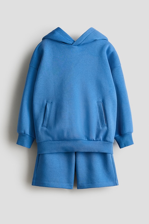 Детские топы H&M 2-Piece Sweatshirt and Sweatshorts Set