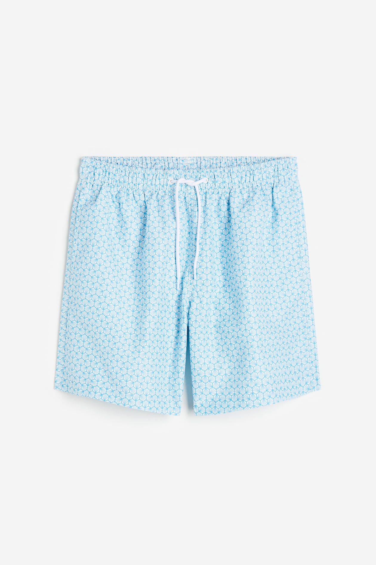 Patterned swim shorts Light blue/Patterned Men H&M HK