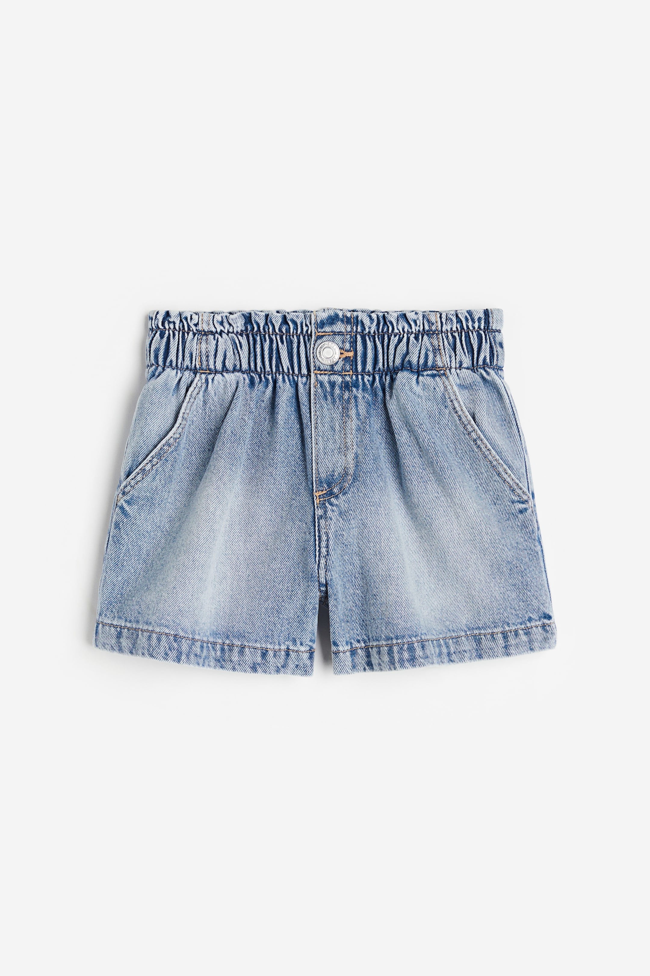 View larger image: Loose Fit Denim shorts - Light denim blue - Kids | H&M 1
