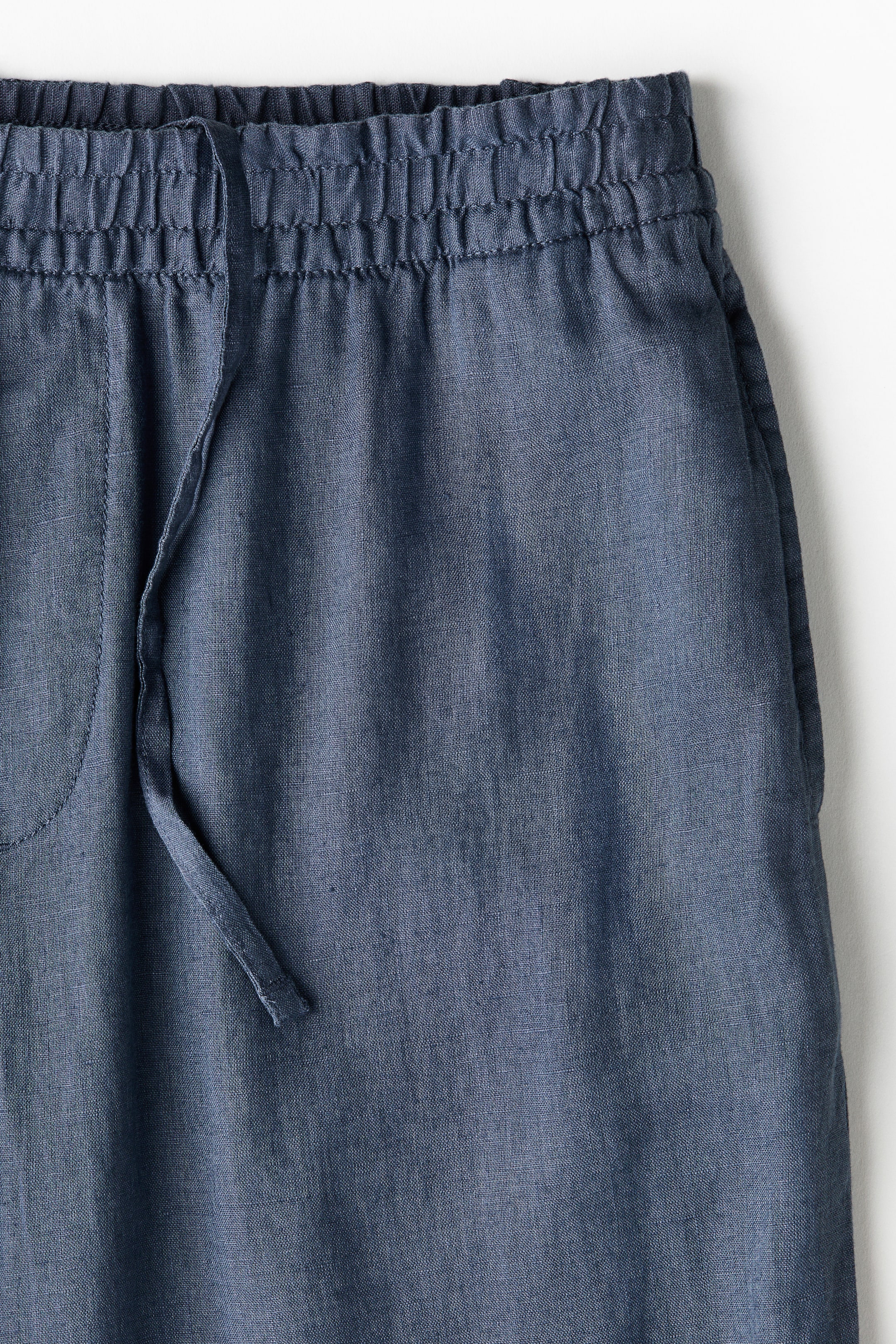 Loose-Fit Linen Pants