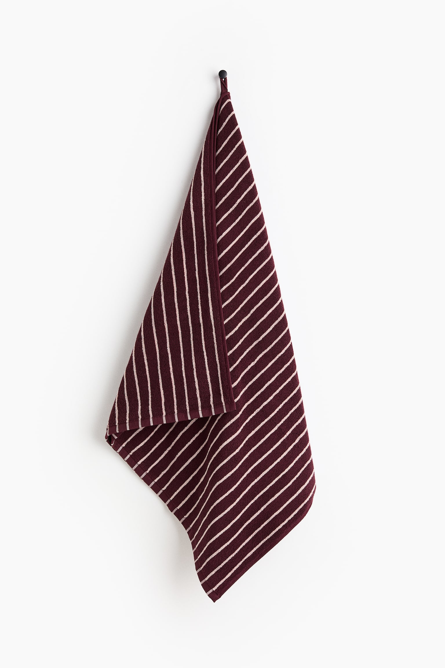 Striped bath towel - Burgundy/Light pink striped/Light pink/Burgundy striped/White/Dark beige striped/Light mole/Striped/White/Brown striped/Light beige/White/Light grey/Blue striped