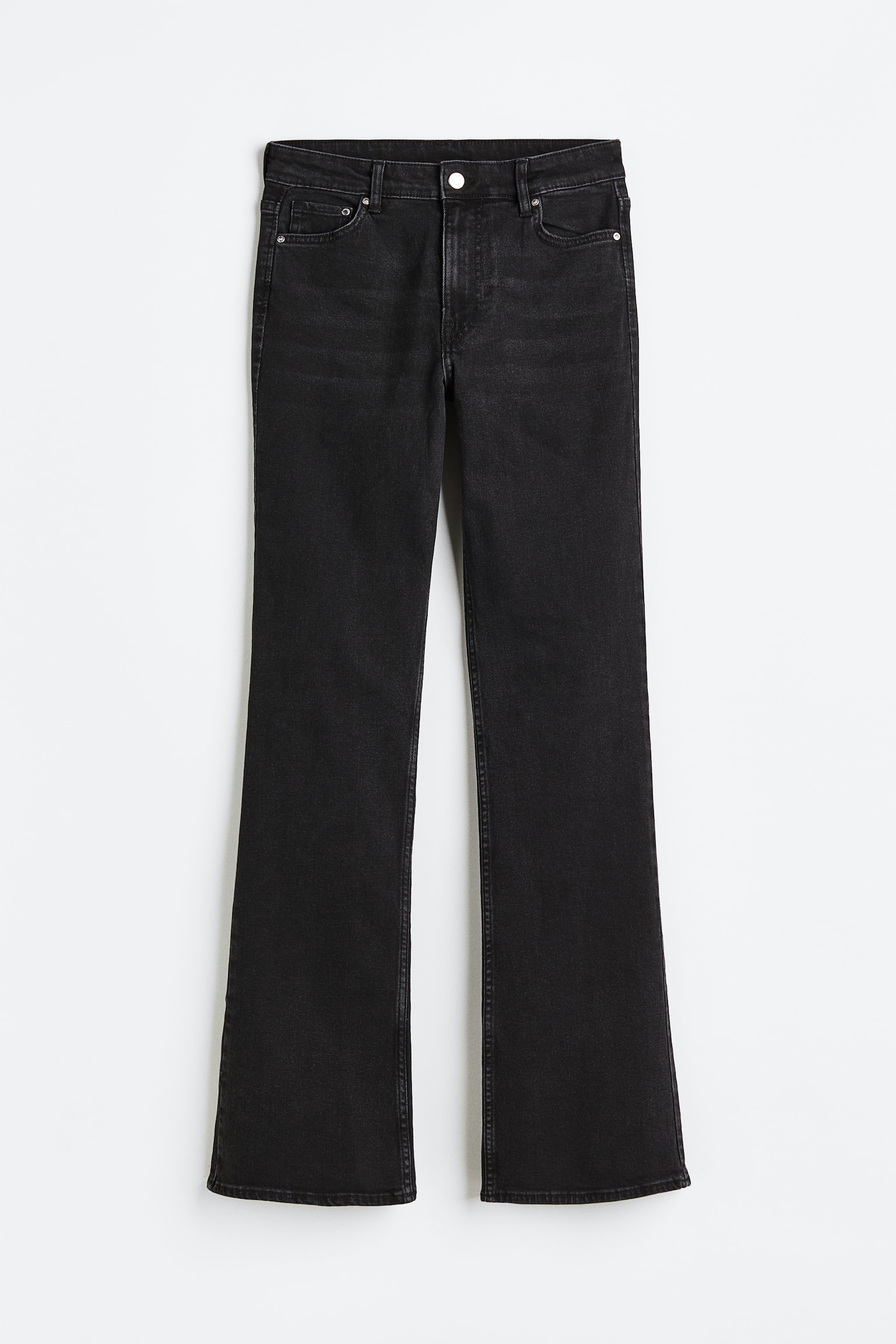 Bootcut High Jeans - Black/Denim blue - 1