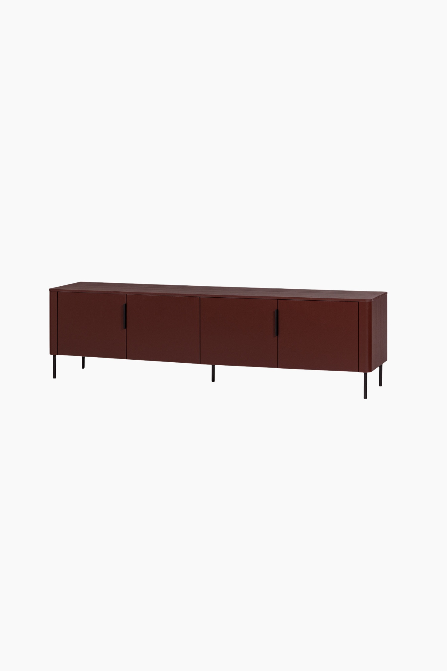 Gunnar Tv Meubel - Rood/Zwart