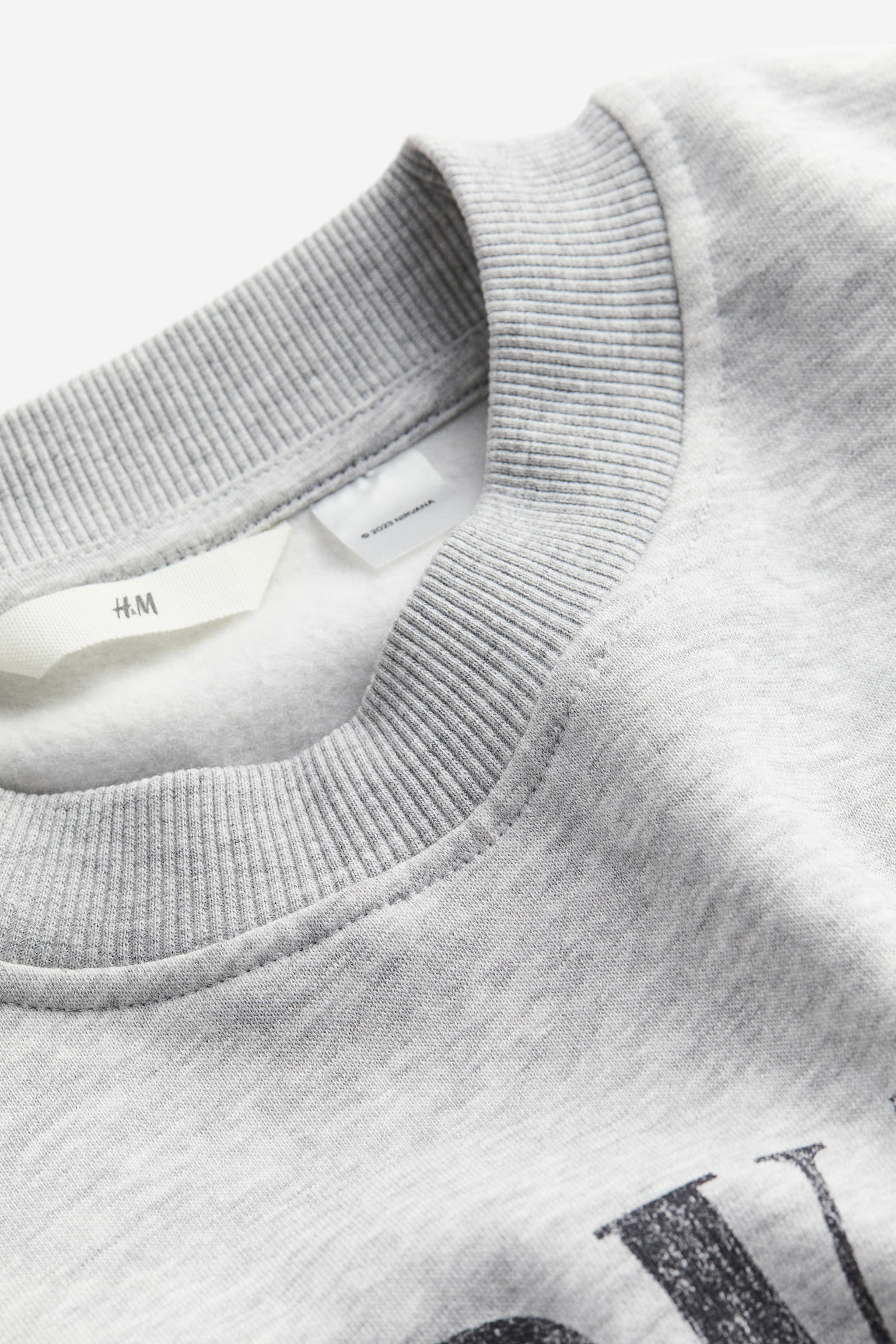 Oversized sweatshirt - Light grey marl/Nirvana/Cream/Nirvana - 2