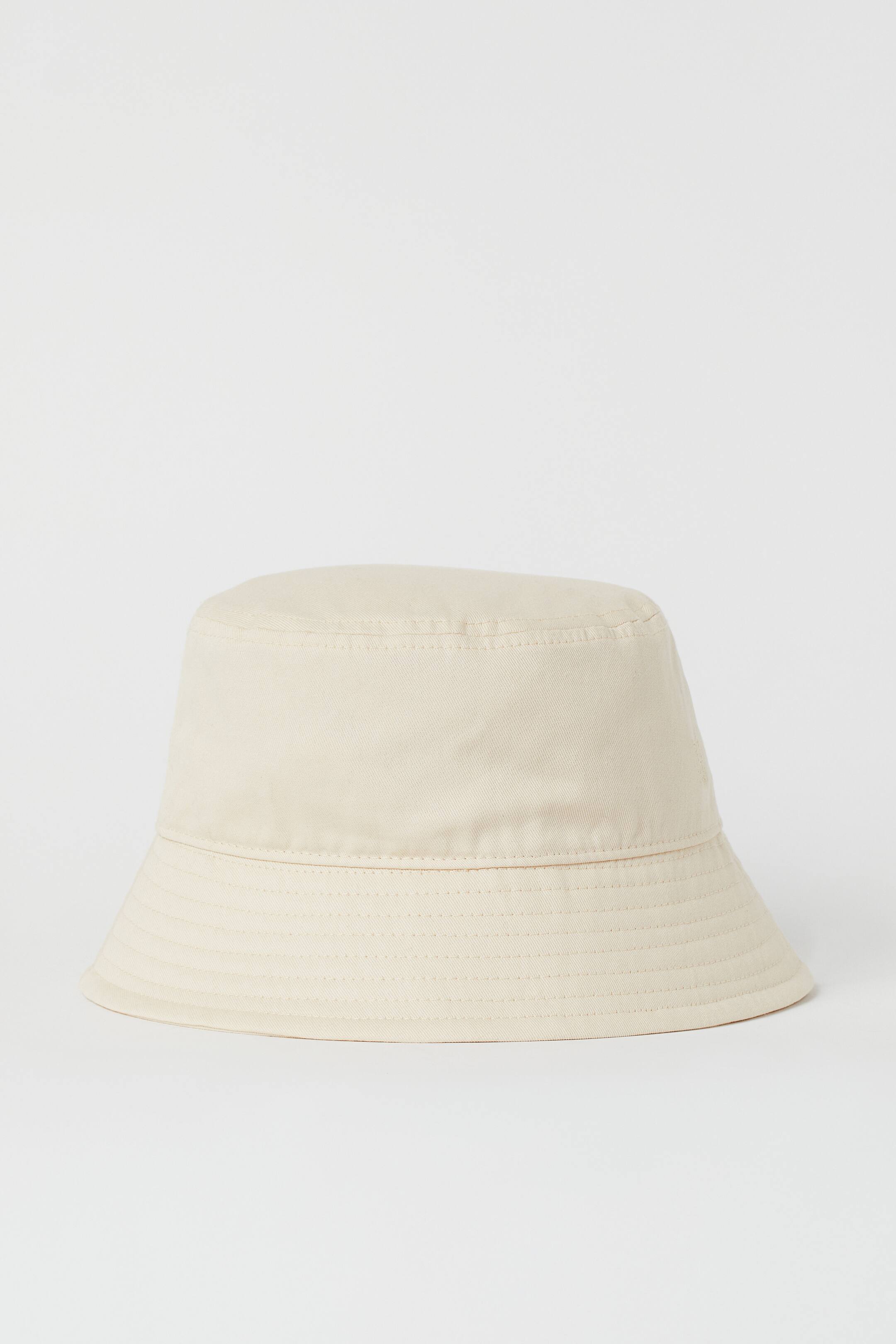Hm Hat Cotton bucket hat - Light beige - Ladies | H&M GB