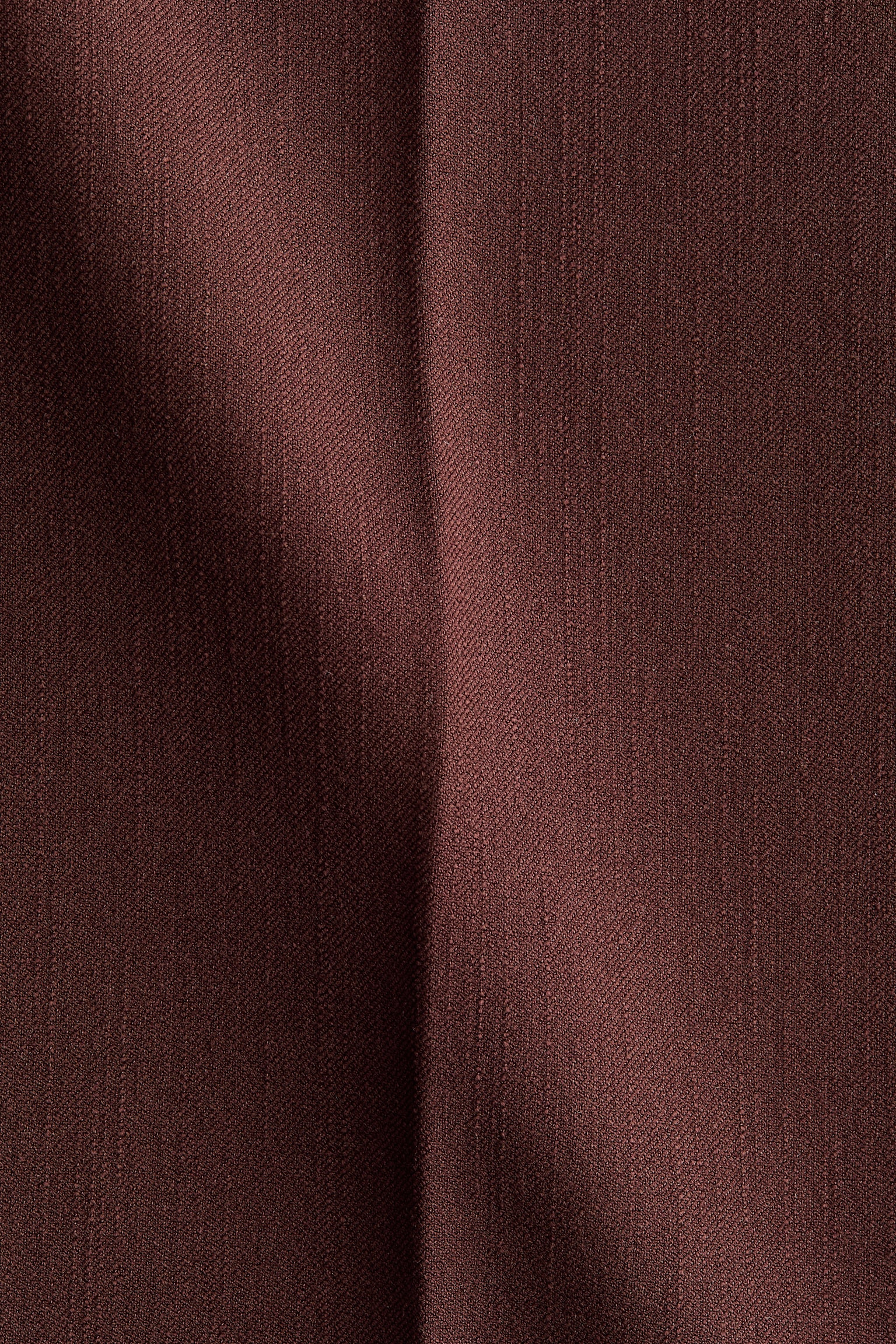 Široke pantalone elegantnog kroja - Tamnosmeđa - 3