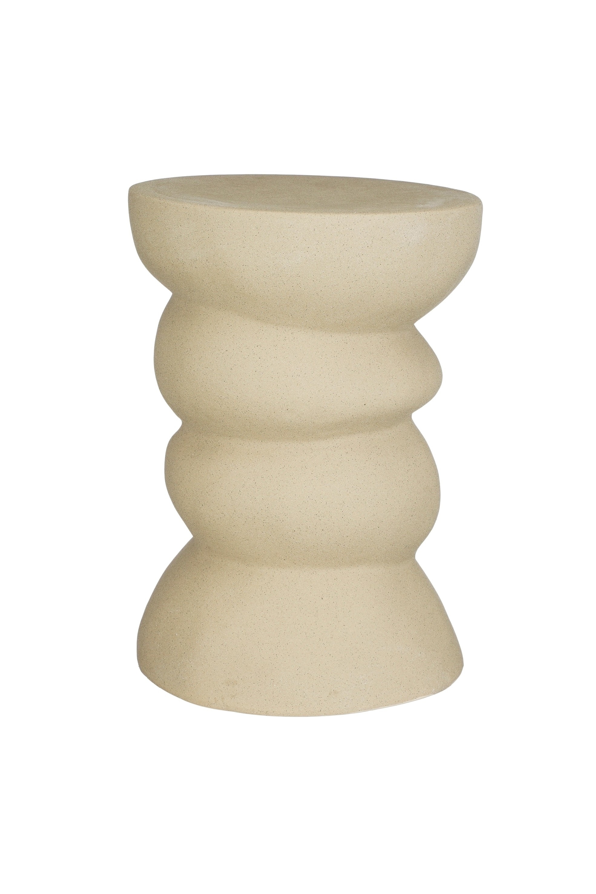 Mica Decorations - Table D'appoint En Céramique - Beige