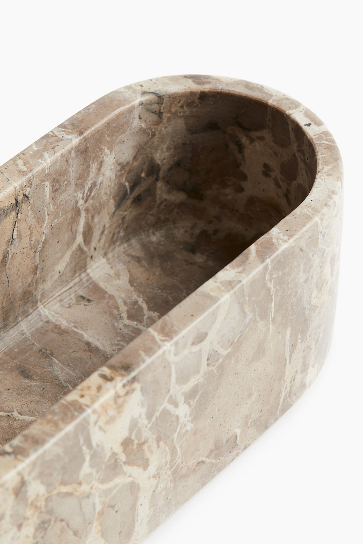 Organiseur à maquillage en marbre - Beige - 3