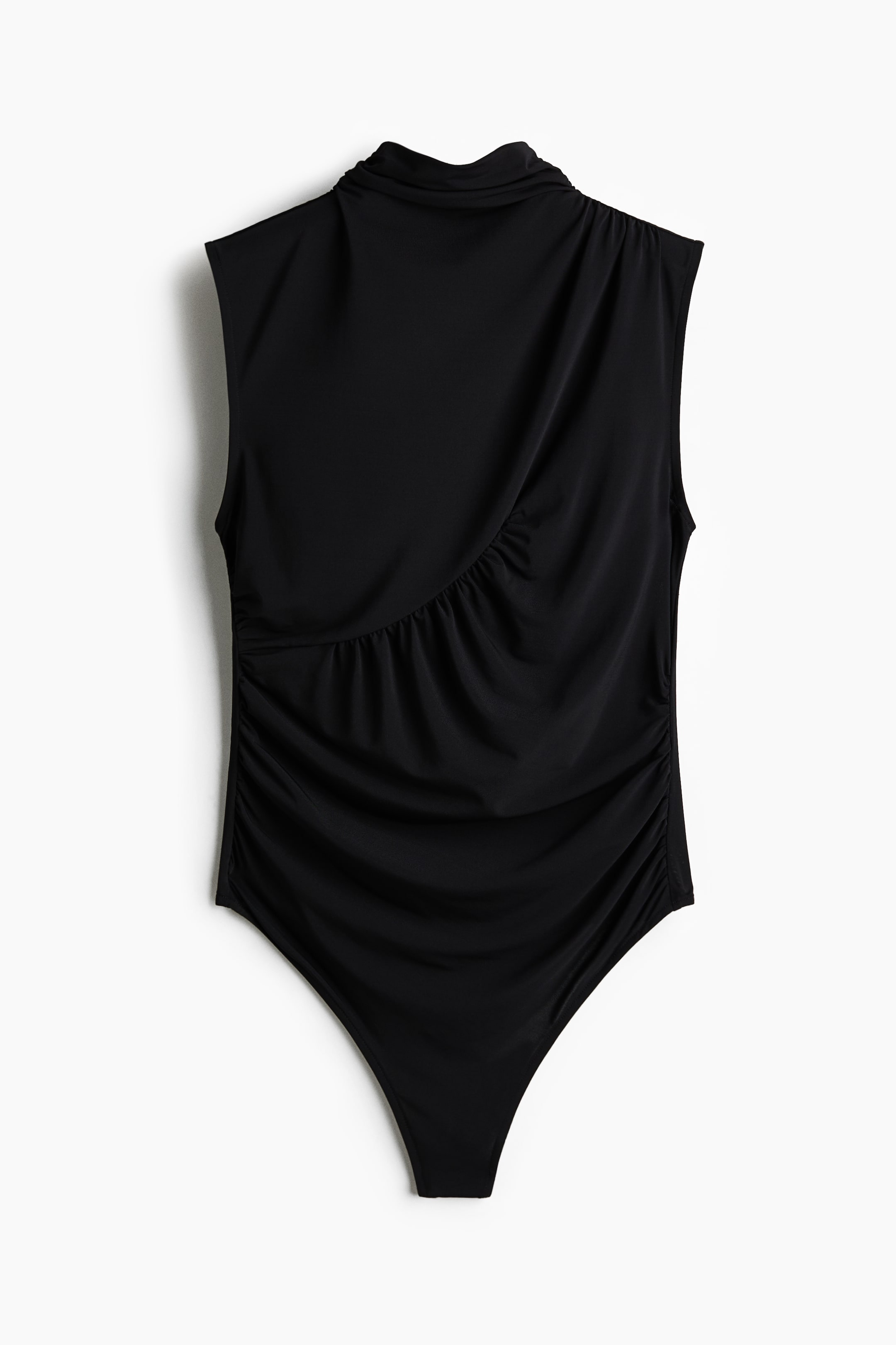 Переглянути збільшене зображення: Боді-стрінги з драпуванням - Чорний - Ladies | H&M UA 1