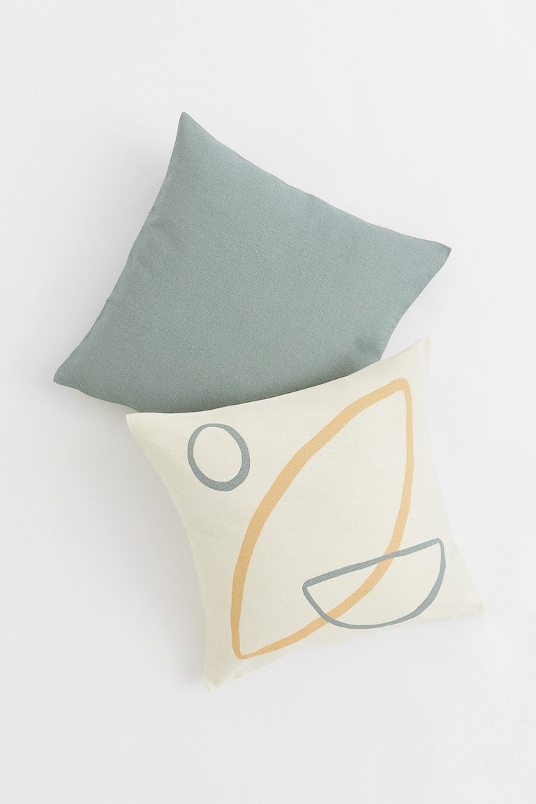 2er-Pack Kissenhüllen aus Baumwolle