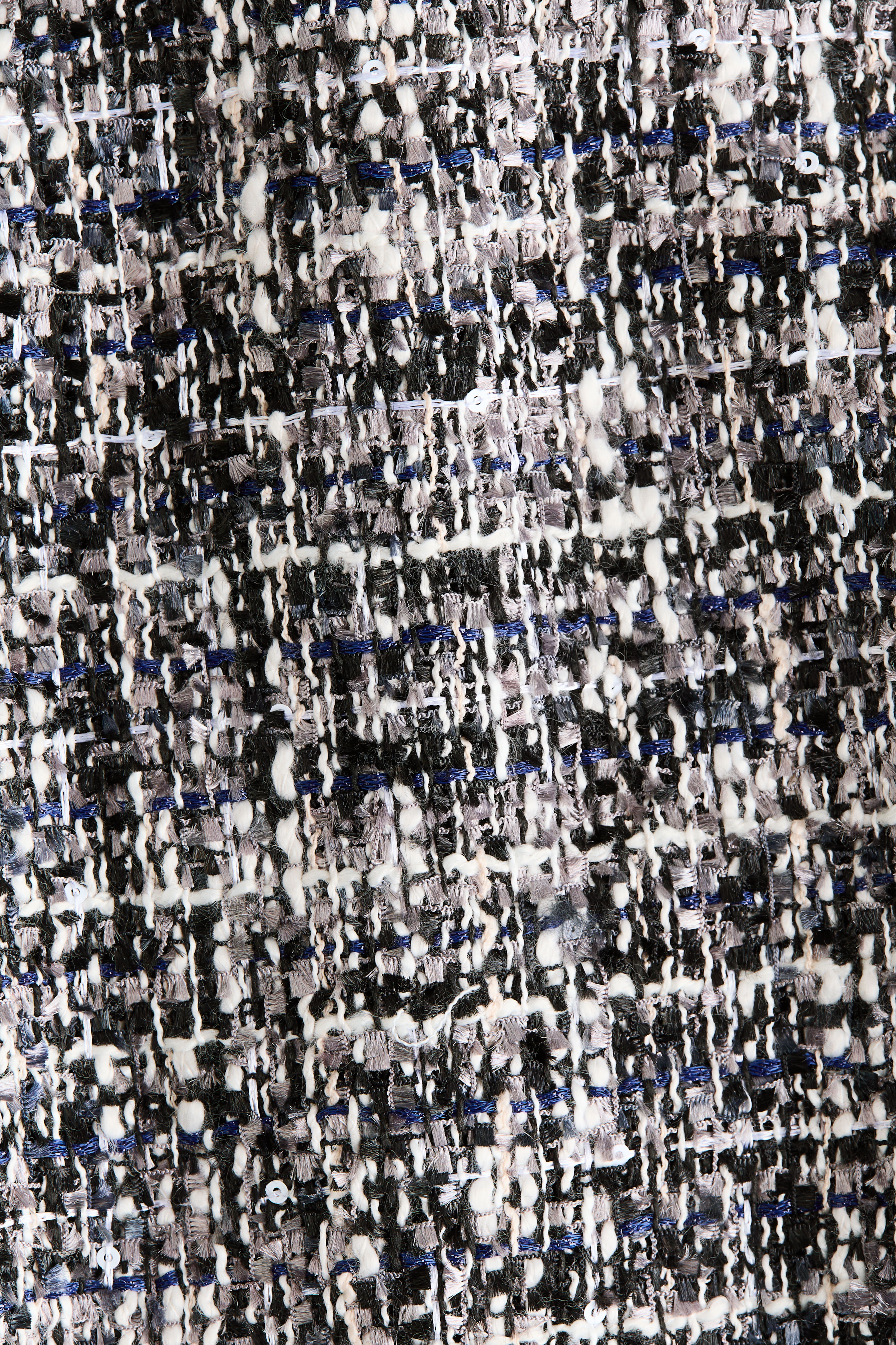 Fringed Bouclé-Weave Dress