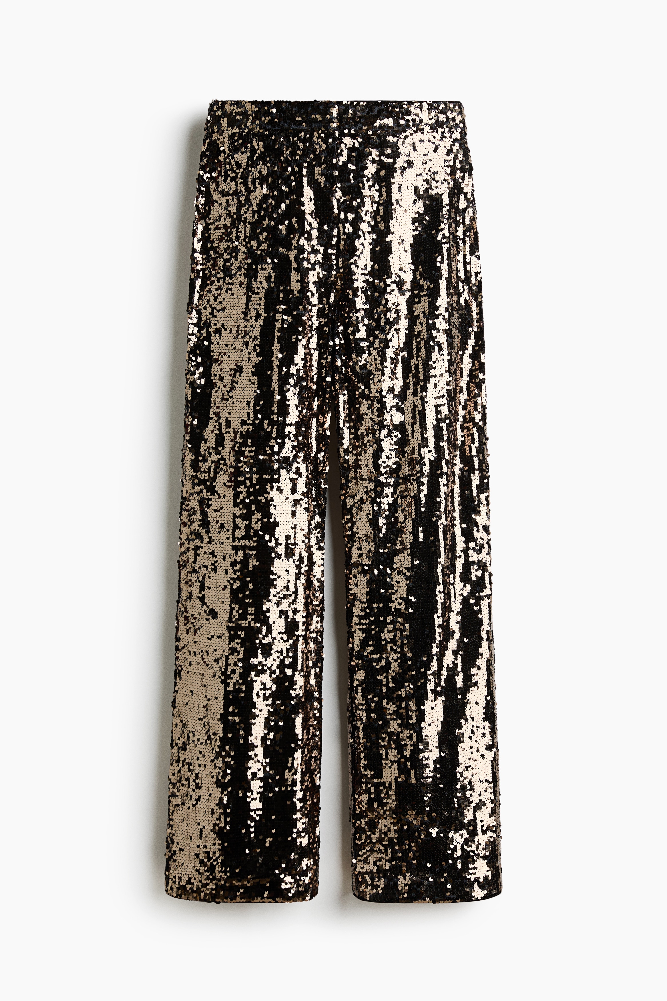 Pantaloni cu paiete - Bronz-deschis/Maro-închis/Negru