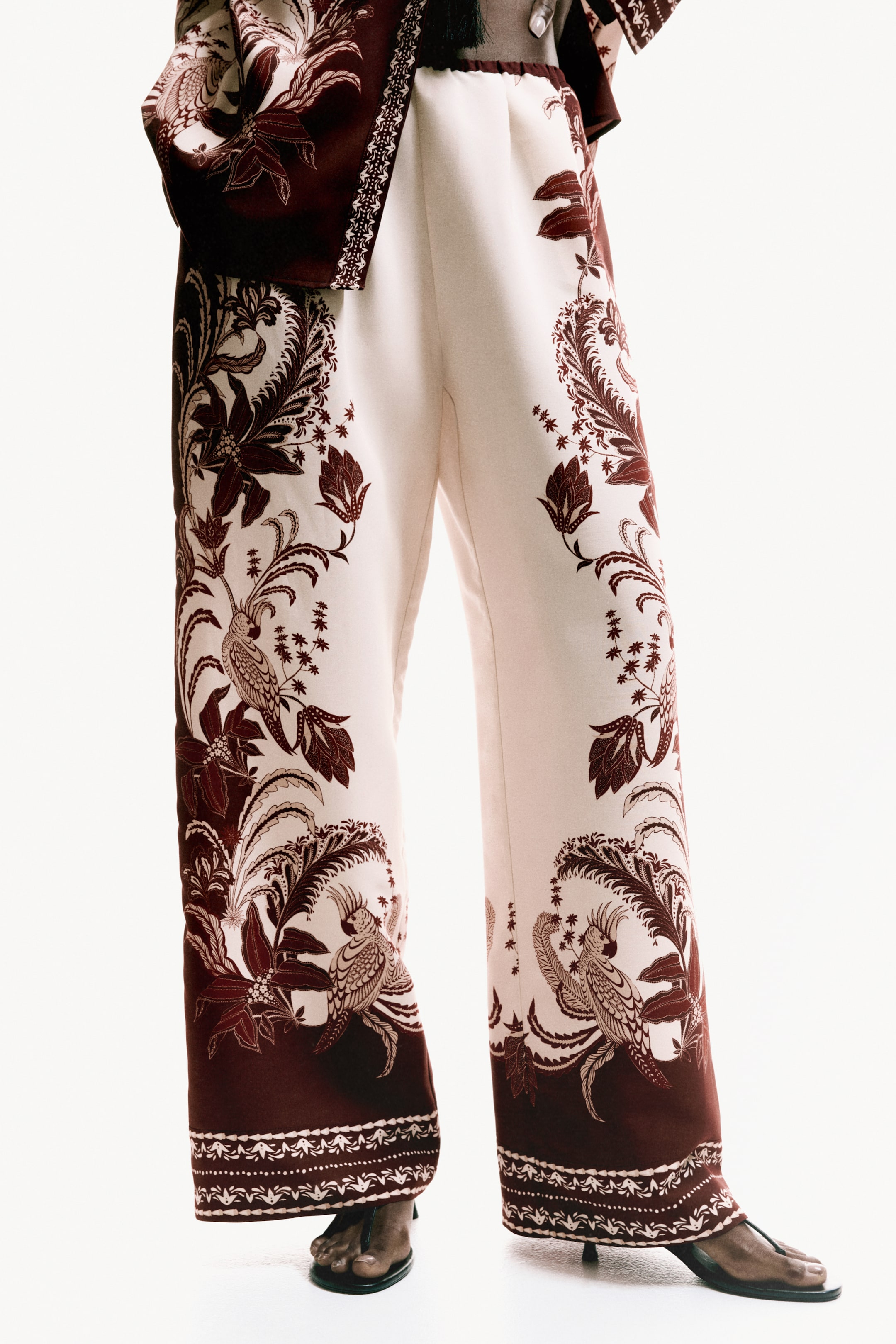 Printed Pull-On Pants